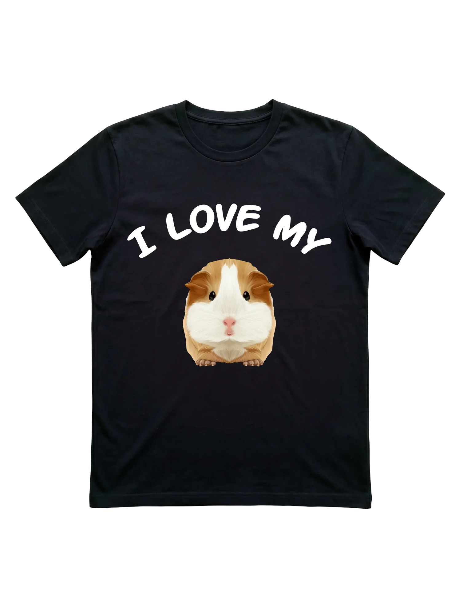 I Love Guinea Pig T-Shirt for Cavy Parents and Gift-Givers