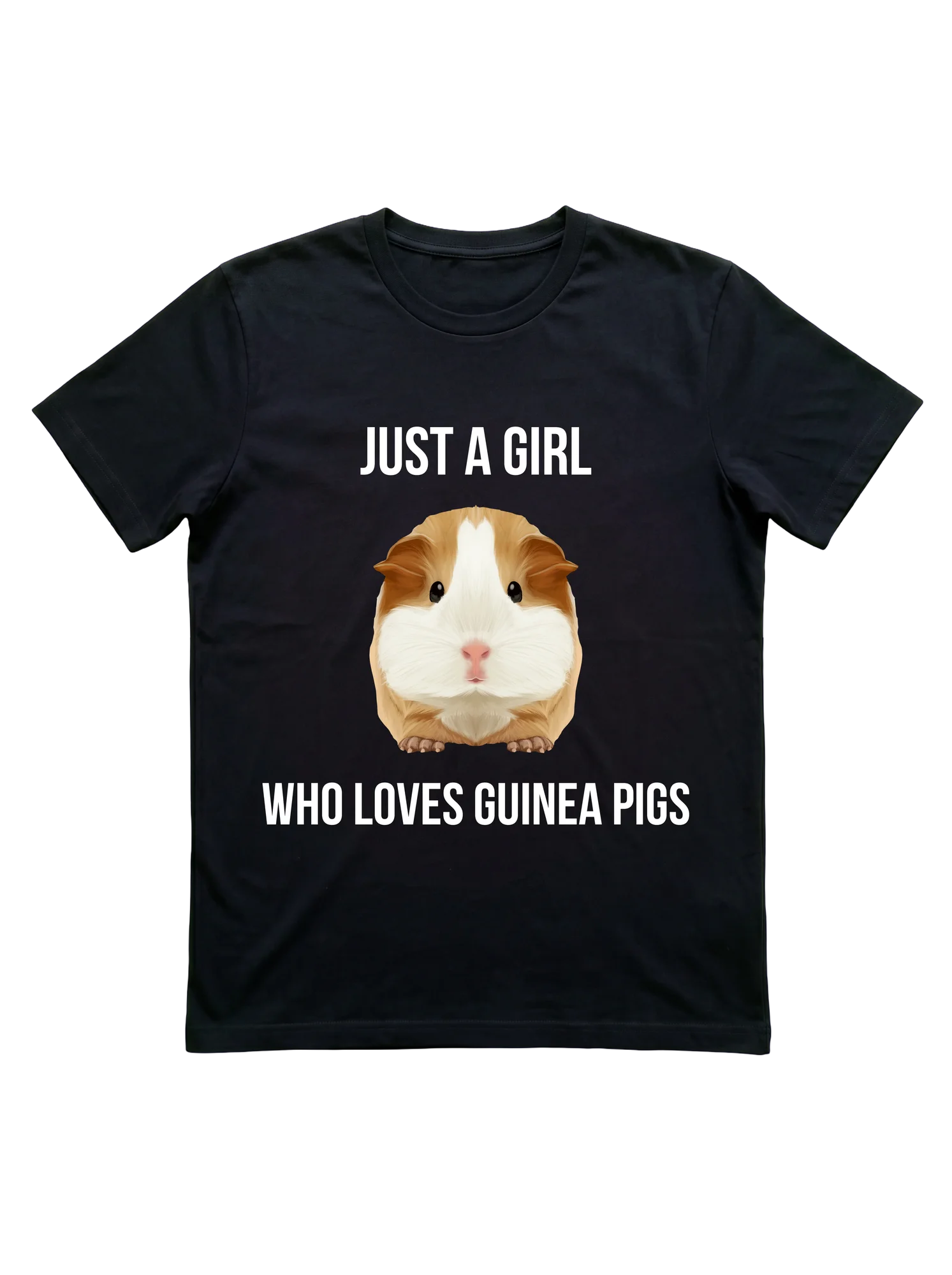 Guinea Pig Girl T-Shirt for Cavy Lovers
