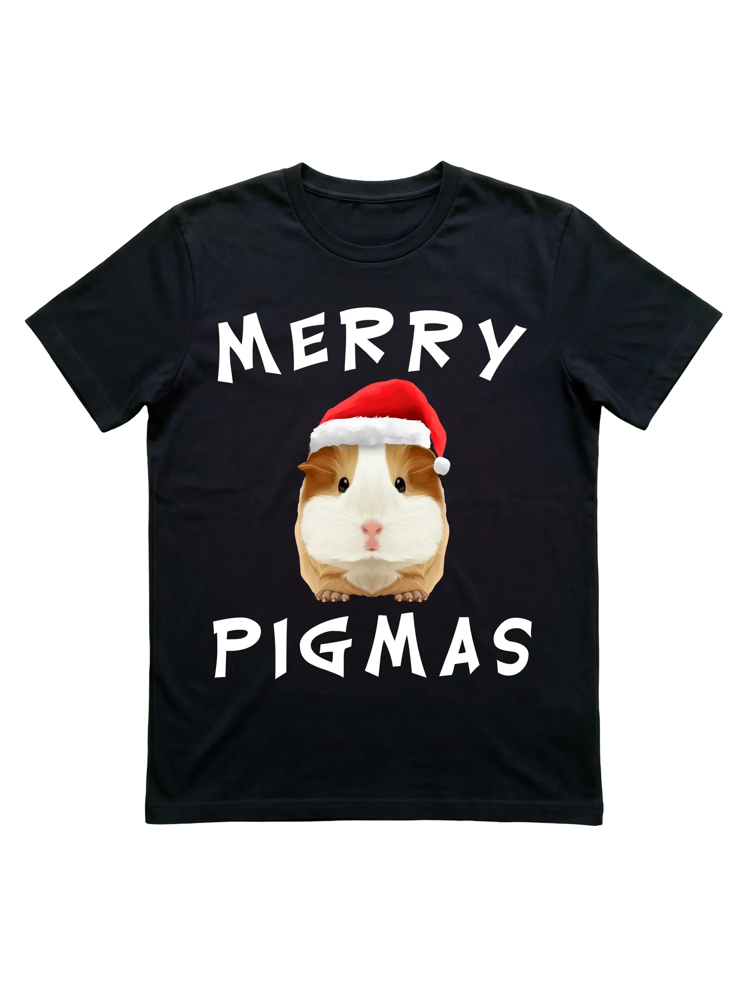 Merry Pigmas: Guinea Pig Christmas T-Shirt for Cavy Parents