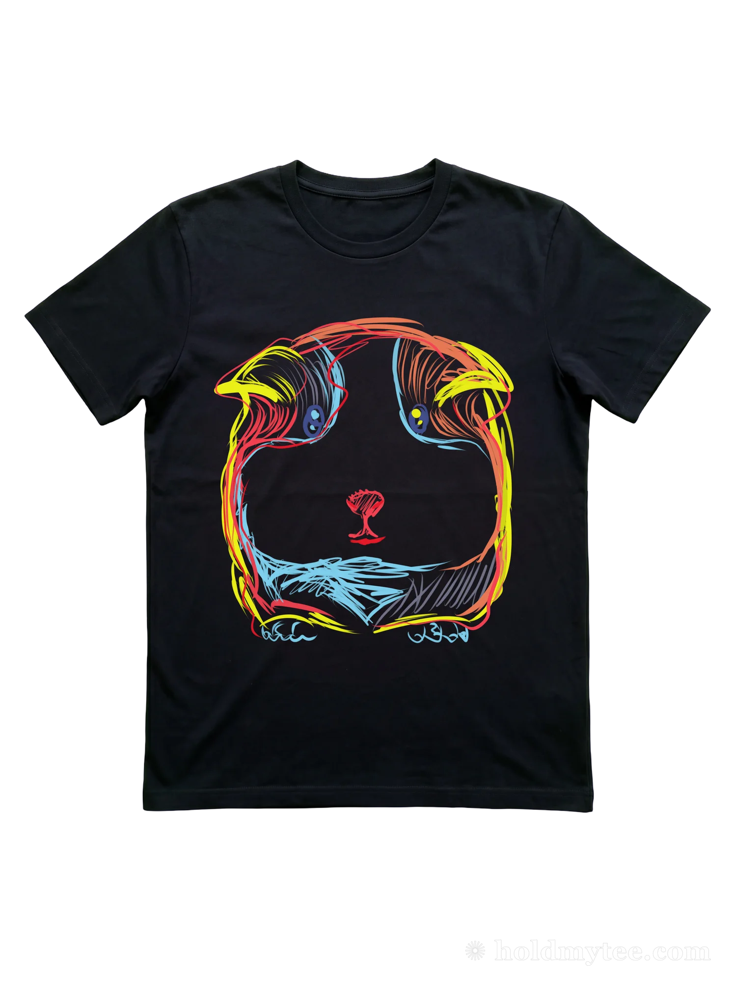 Aesthetic Guinea Pig T-Shirt for Kids Who Love Their Cavy