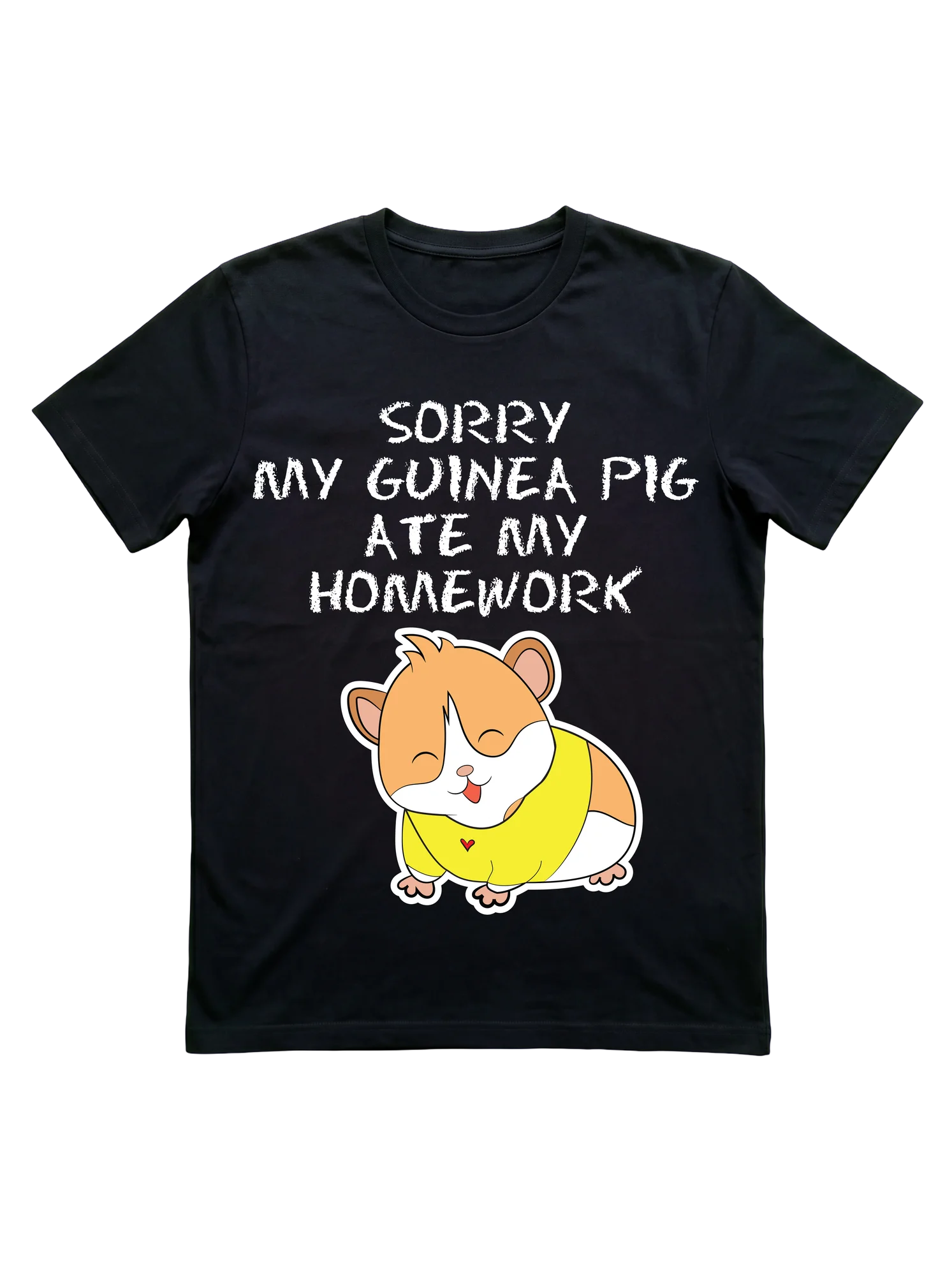 Guinea Pig Kids T-Shirt: The Homework Excuse