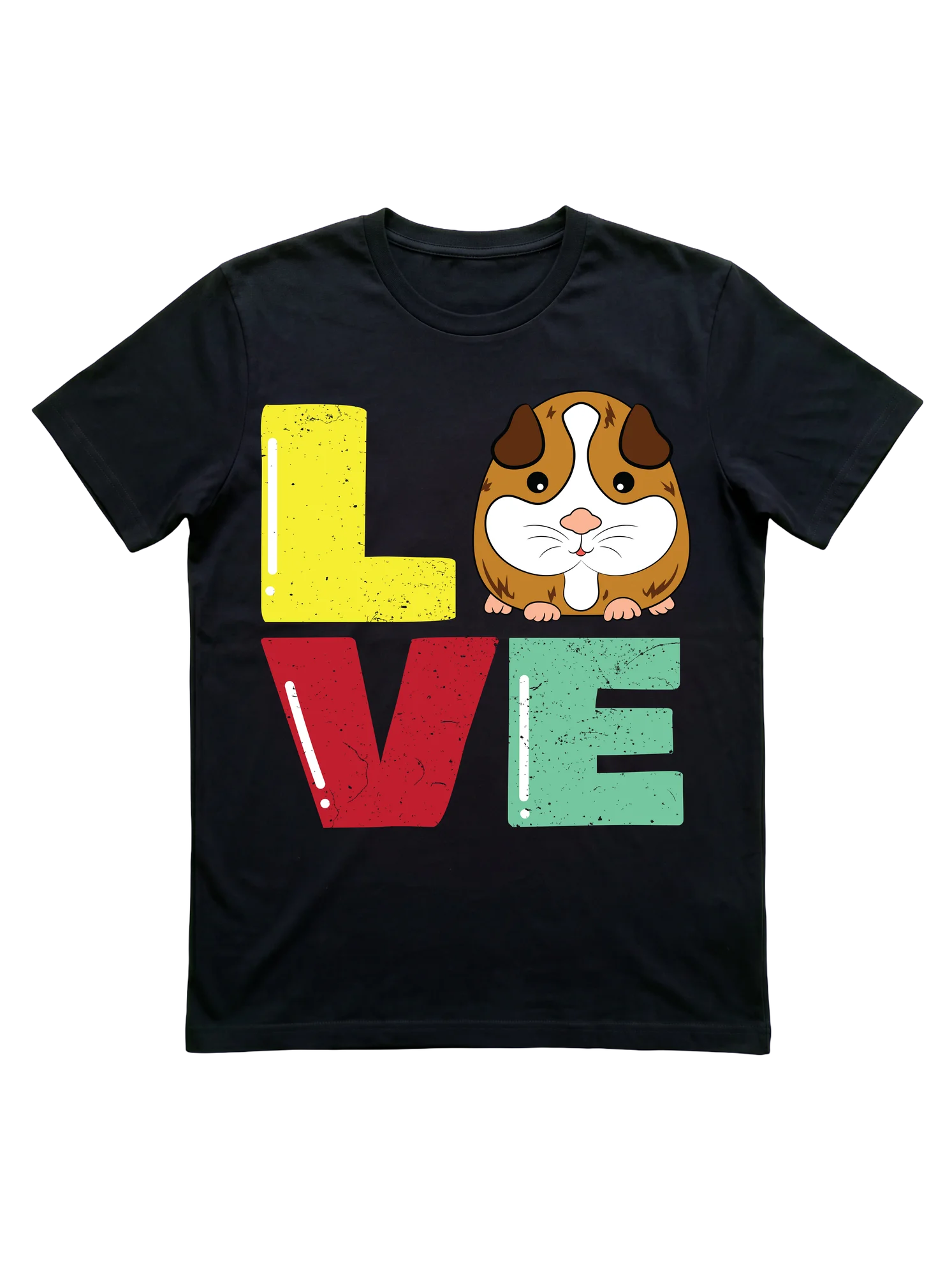 I Love Guinea Pig T-Shirt for Kids, Women and Men