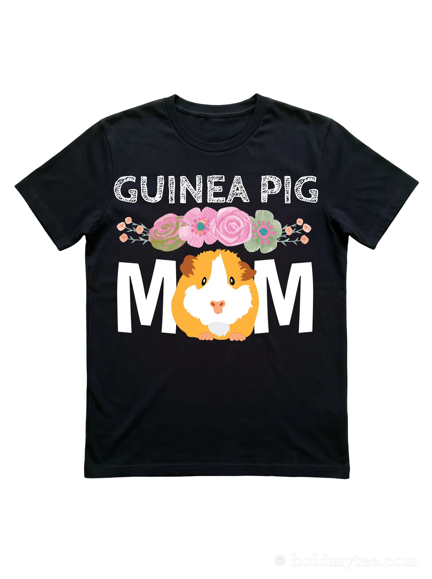 Guinea Pig Mom T-Shirt for Women Who Live by the Wheek