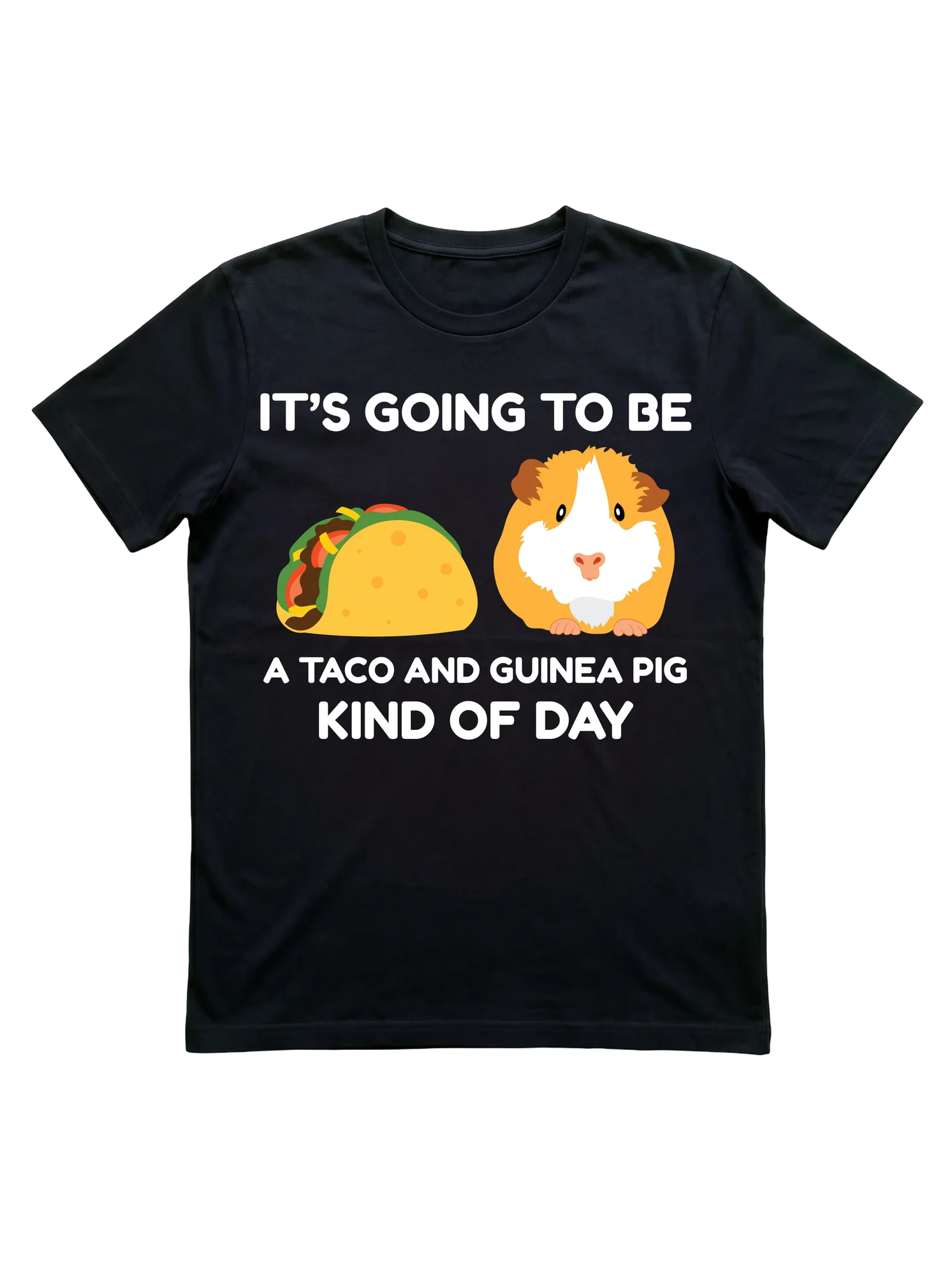 Taco and Guinea Pig Kind of Day T-Shirt for Cavy Owners