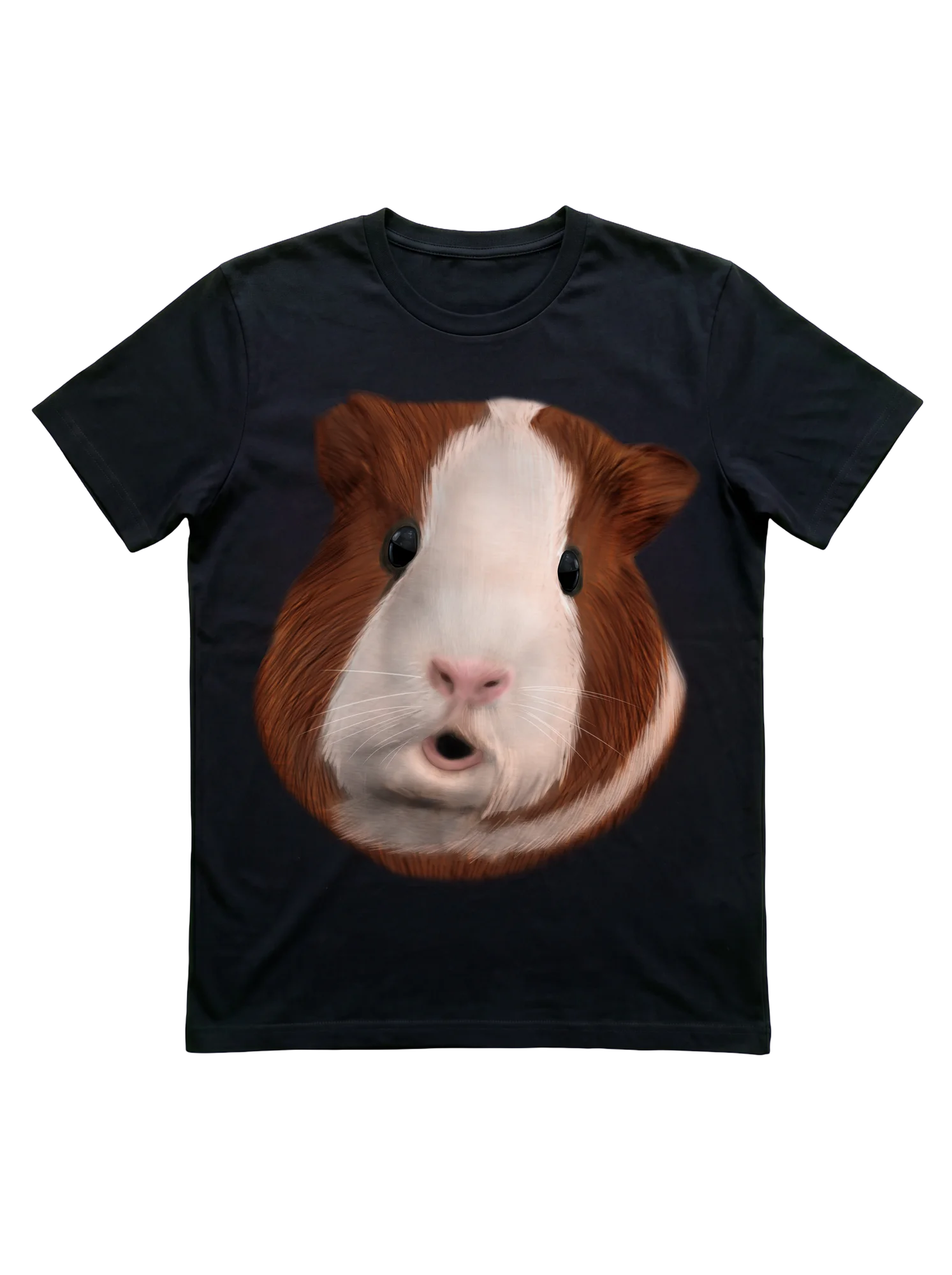 Guinea Pig Face T-Shirt for Cavy Parents and Kids