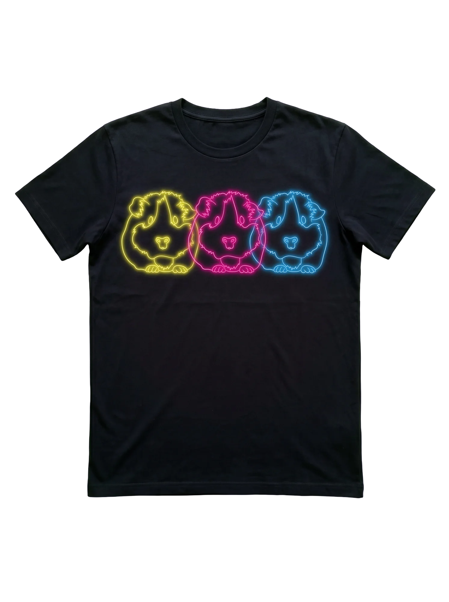 Retro 80s Guinea Pig T-Shirt for Kids and Cavy Fans
