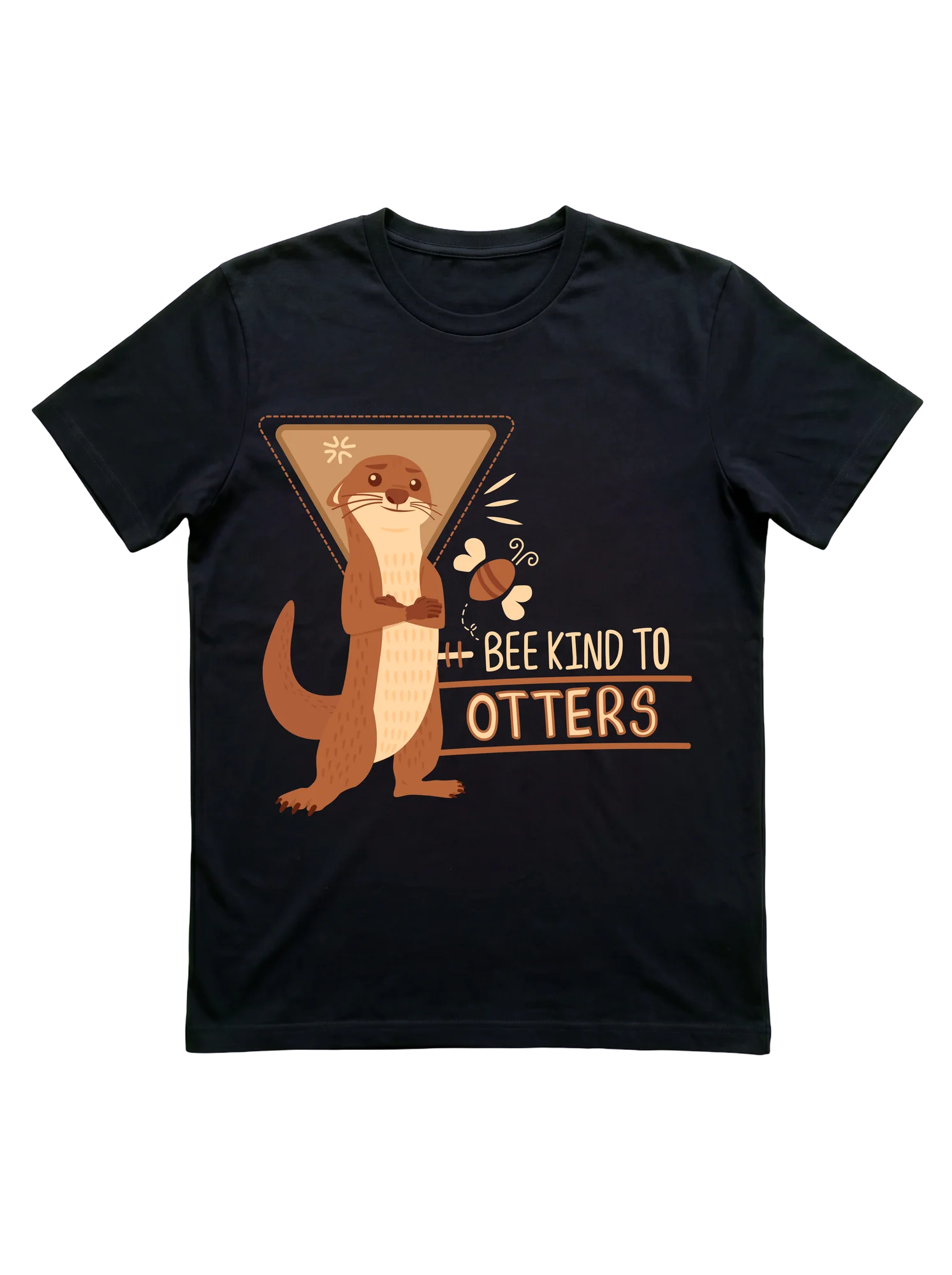 Bee Kind to Otters Shirt for Wildlife-Loving Kids