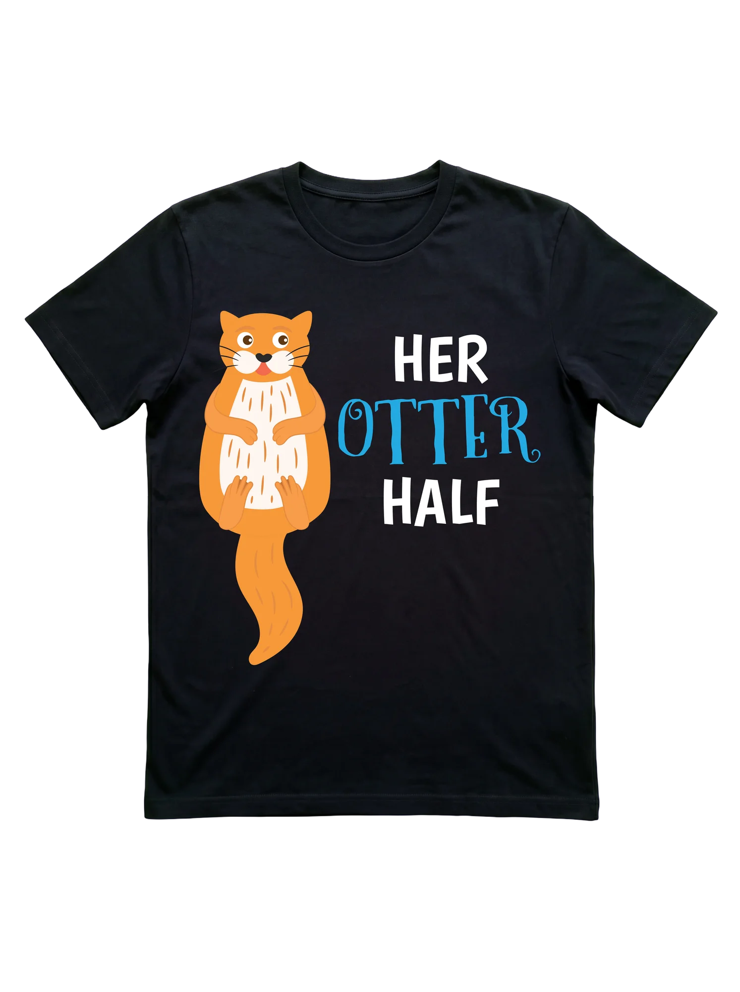 Her Otter Half T-Shirt for Couples and Wildlife Fans