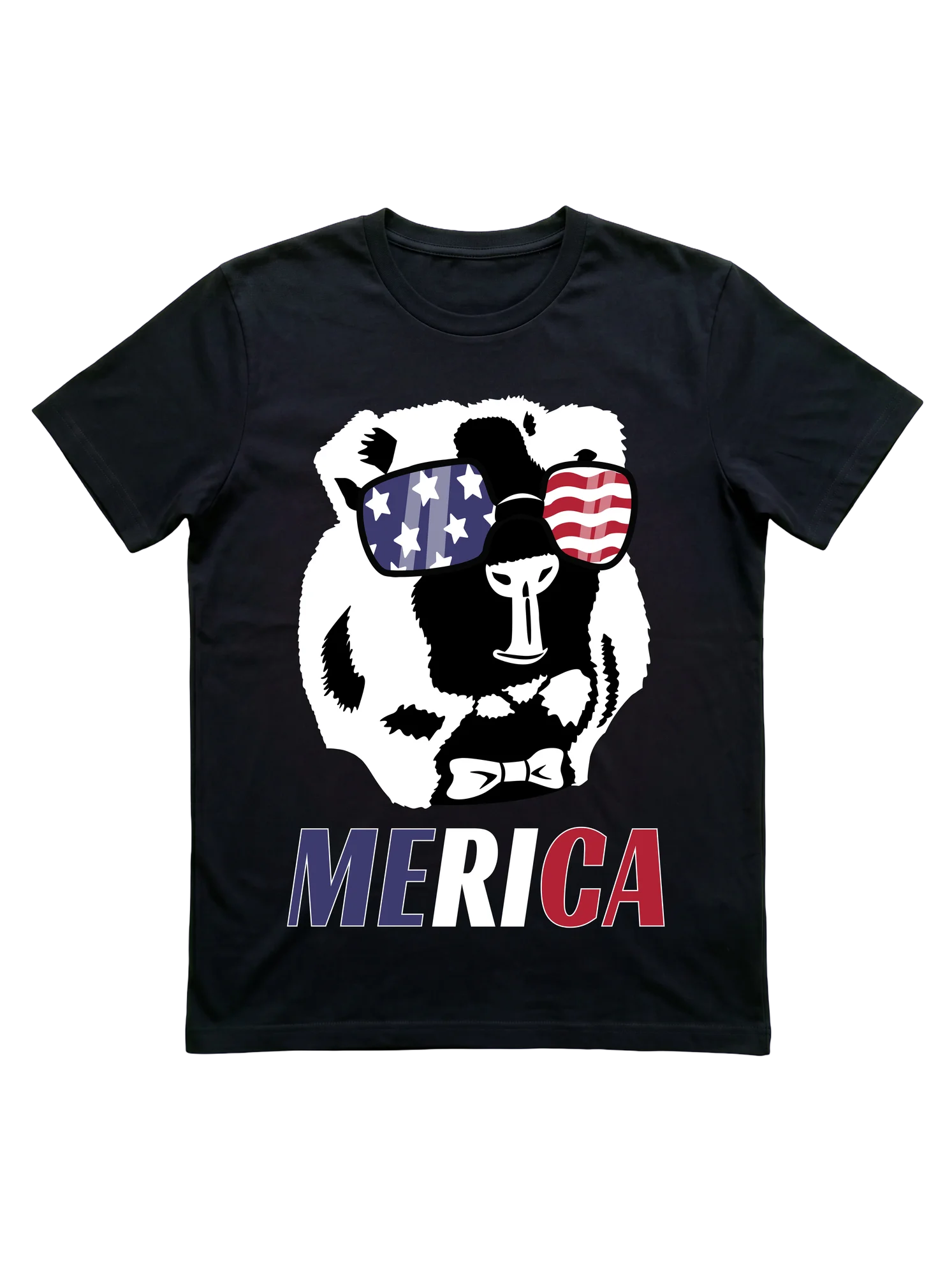 Merica Guinea Pig T-Shirt for Patriotic Cavy Parents