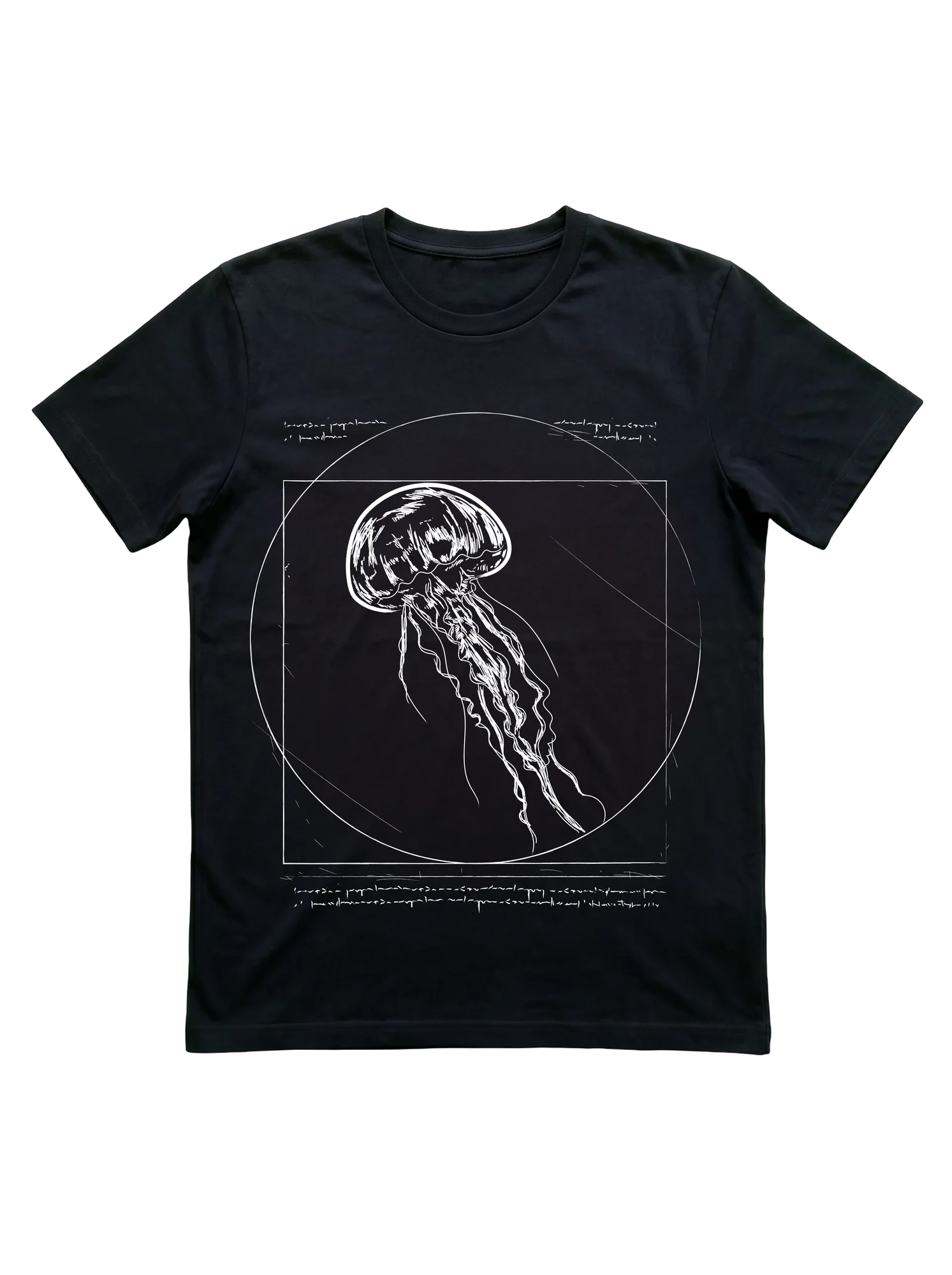 Vitruvian Jellyfish T-Shirt for Marine Biology Fans