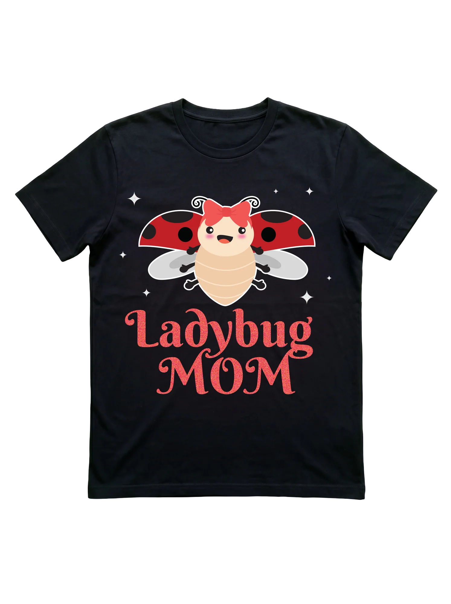 Ladybug Mom Shirt: Kawaii Beetle Design for Garden Lovers