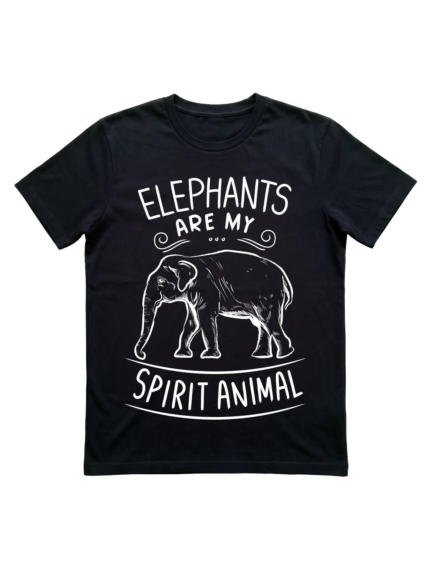 Elephants Are My Spirit Animal T-Shirt for Wildlife Lovers