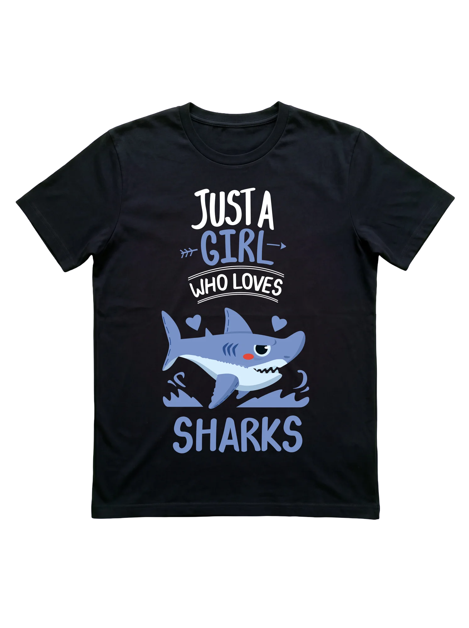 Just a Girl Who Loves Sharks T-Shirt