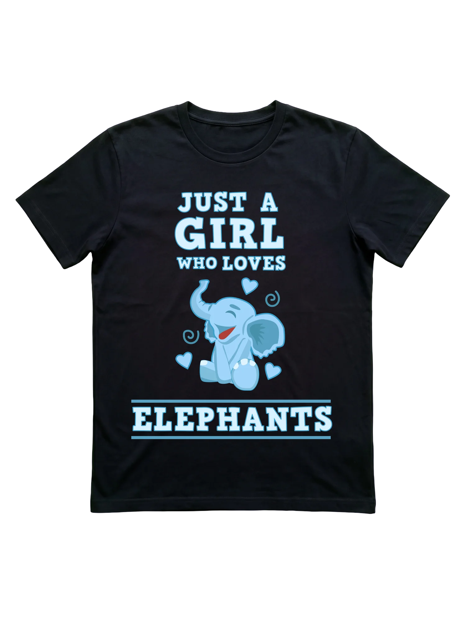 Just a Girl Who Loves Elephants T-Shirt for Girls