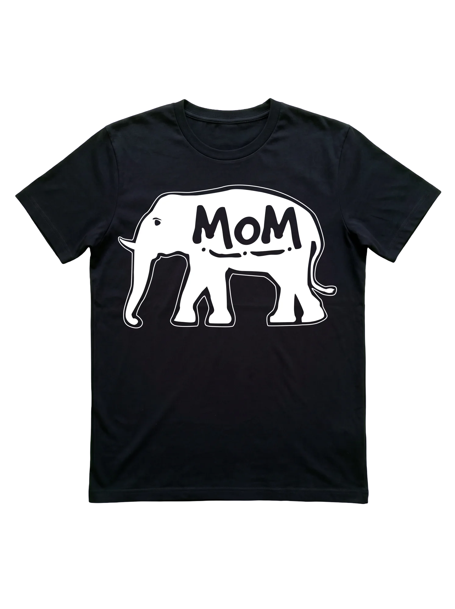 Elephant Mom T-Shirt for Wildlife-Loving Mothers