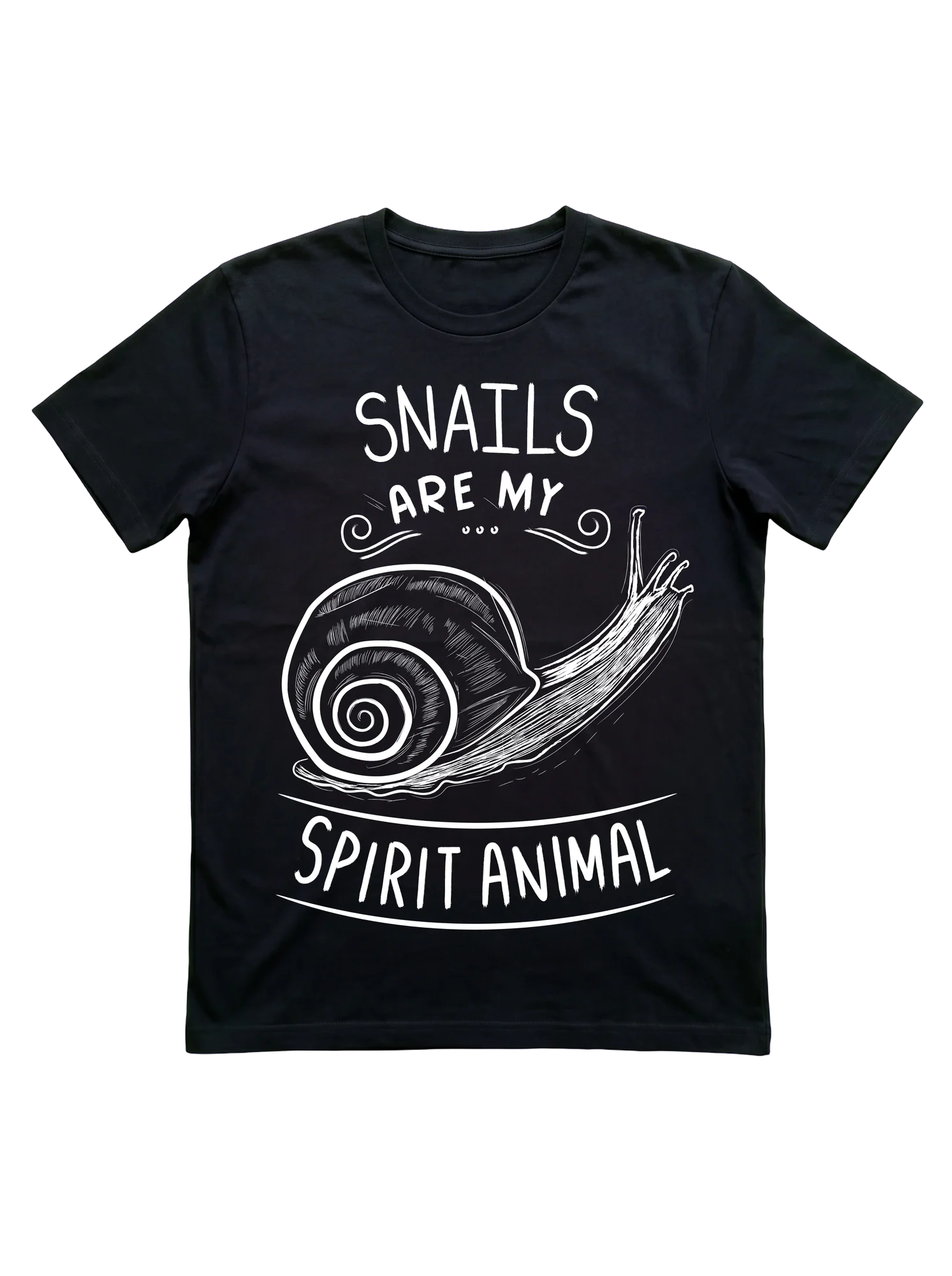Snails Are My Spirit Animal T-Shirt for Slow-Living Fans