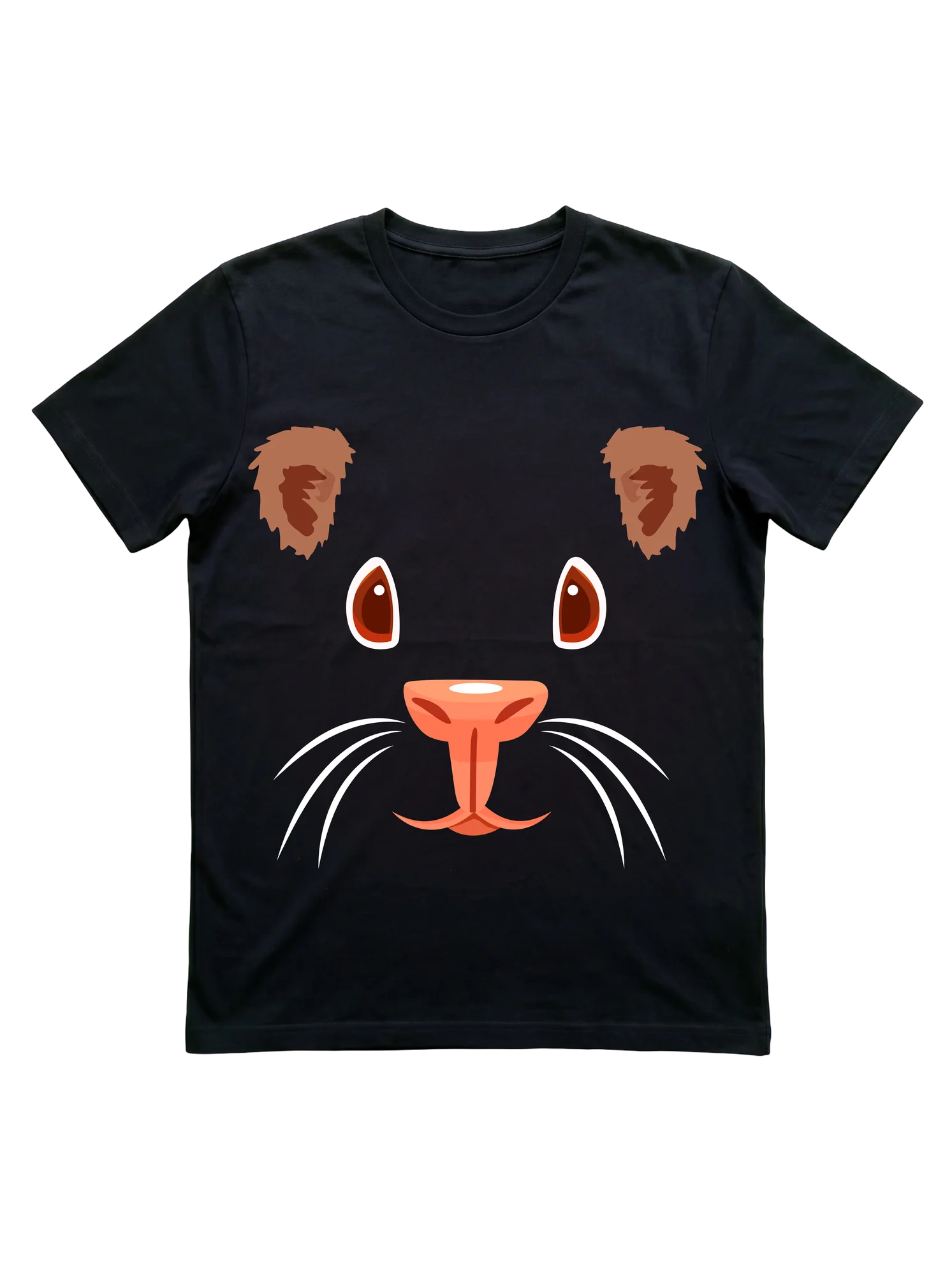 Cute Guinea Pig Face T-Shirt for Cavy Parents