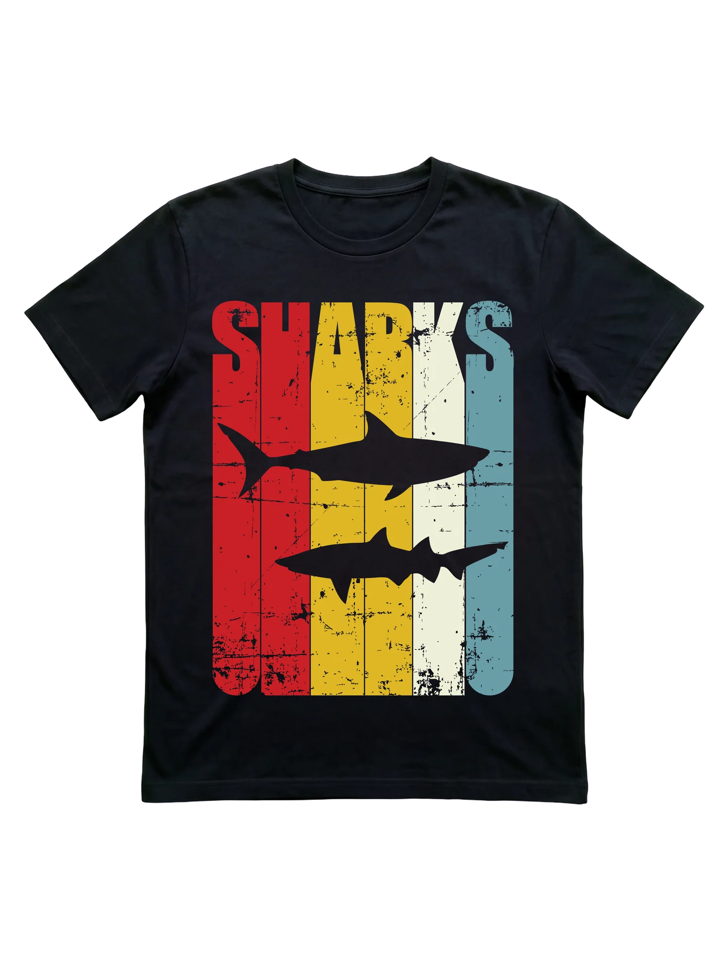 70s Retro Shark T-Shirt for Fans and Ocean Lovers