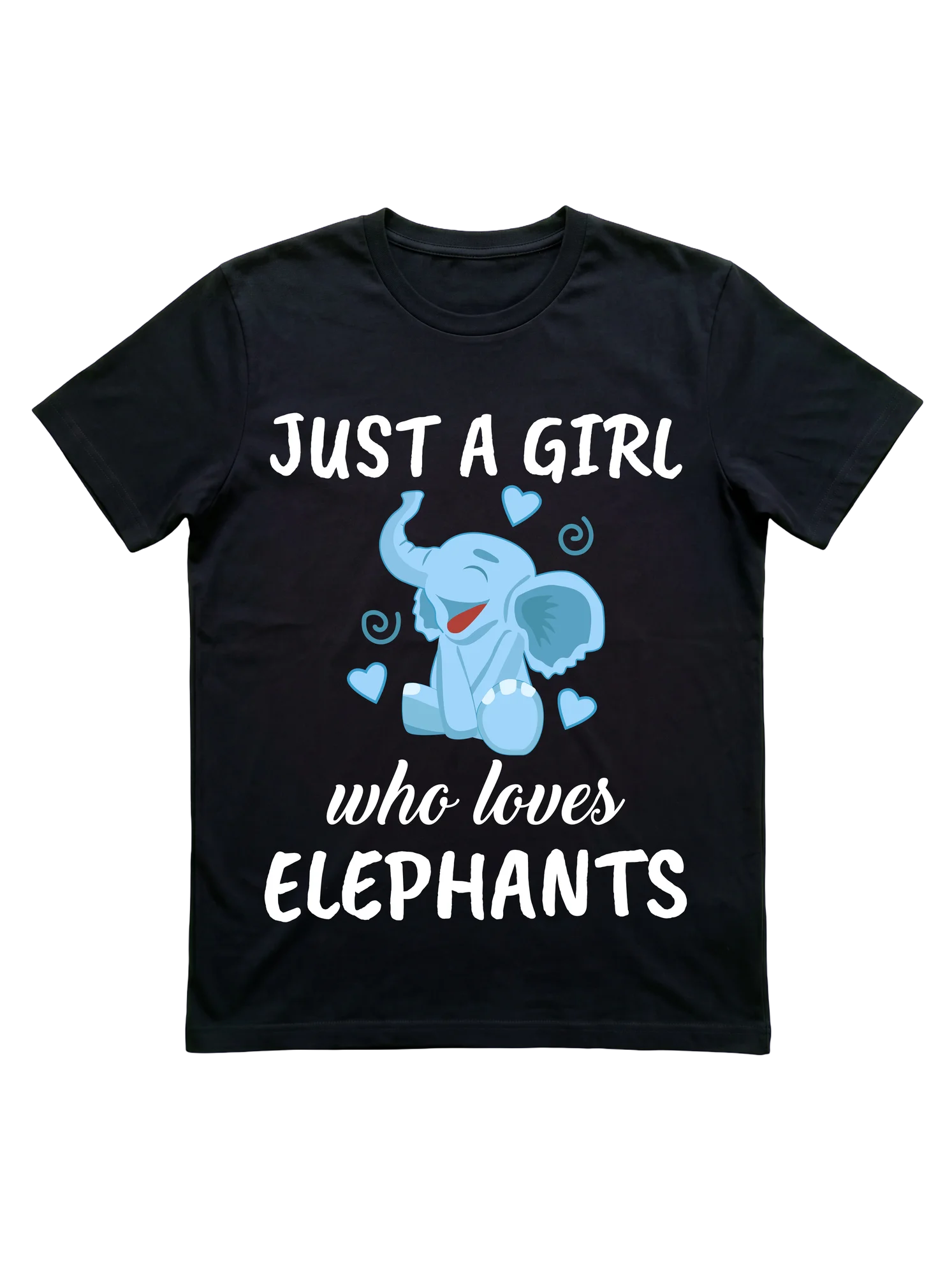 Just a Girl Who Loves Elephants T-Shirt for Girls