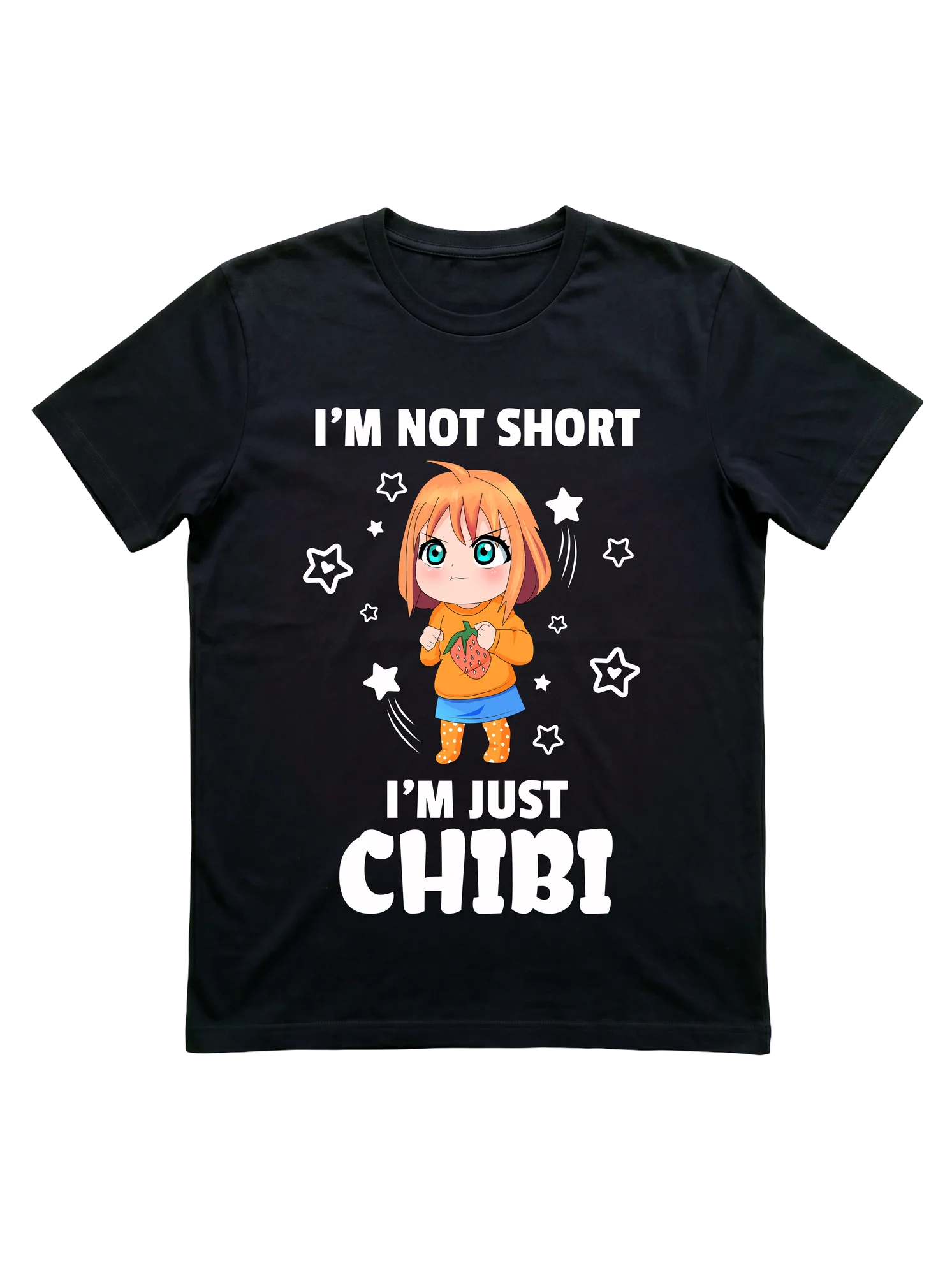 I'm Not Short I'm Just Chibi Anime Girl Tee