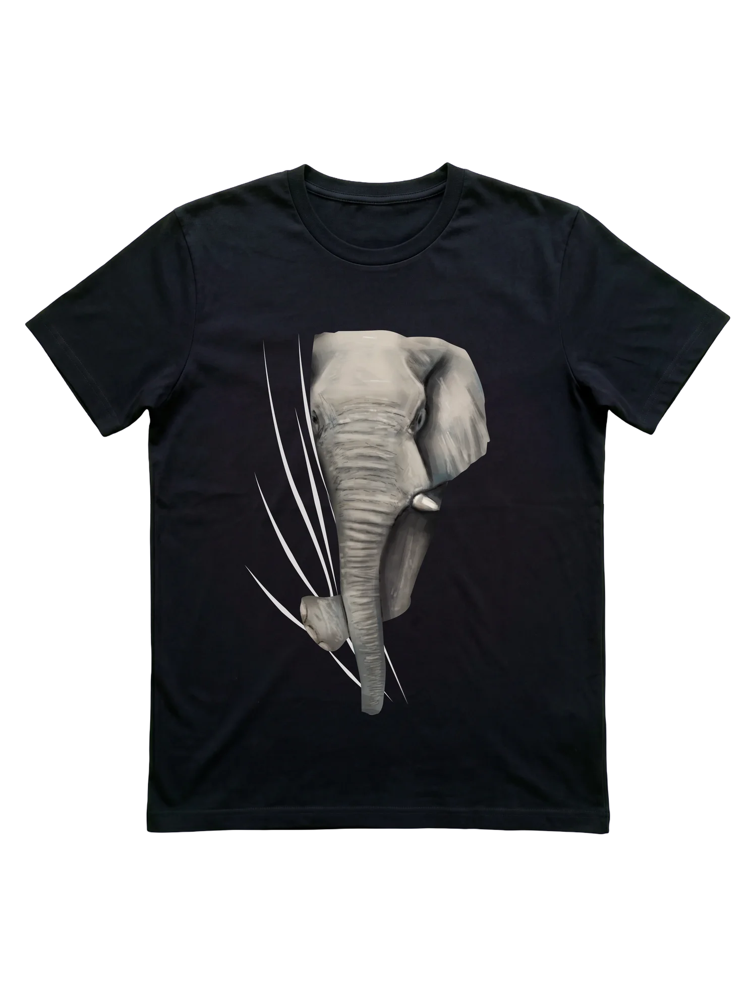 Photorealistic Elephant T-Shirt for Wildlife Lovers