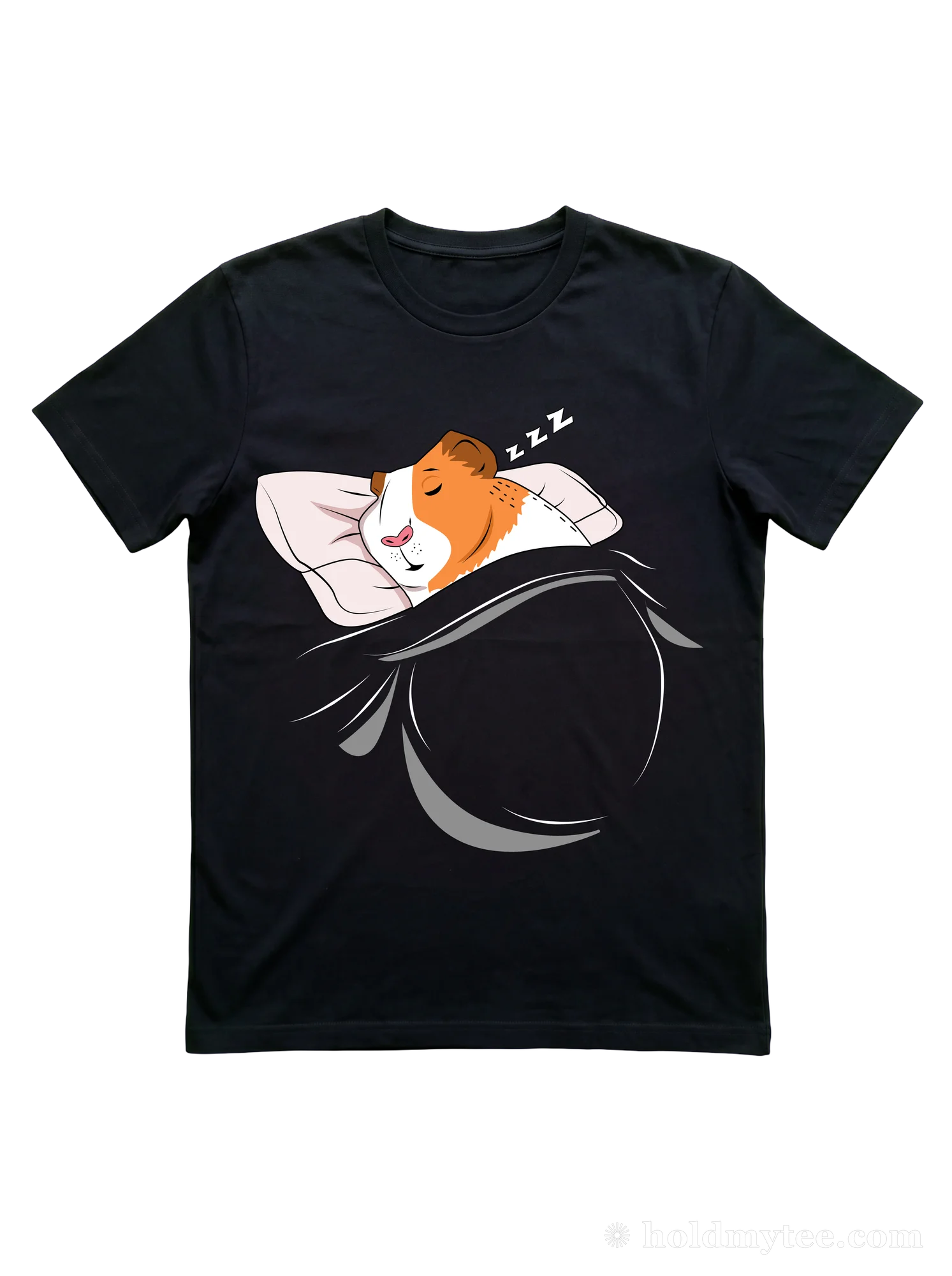 Guinea Pig Breeder T-Shirt: The Sleeping Cavy for Floor-Time Fans