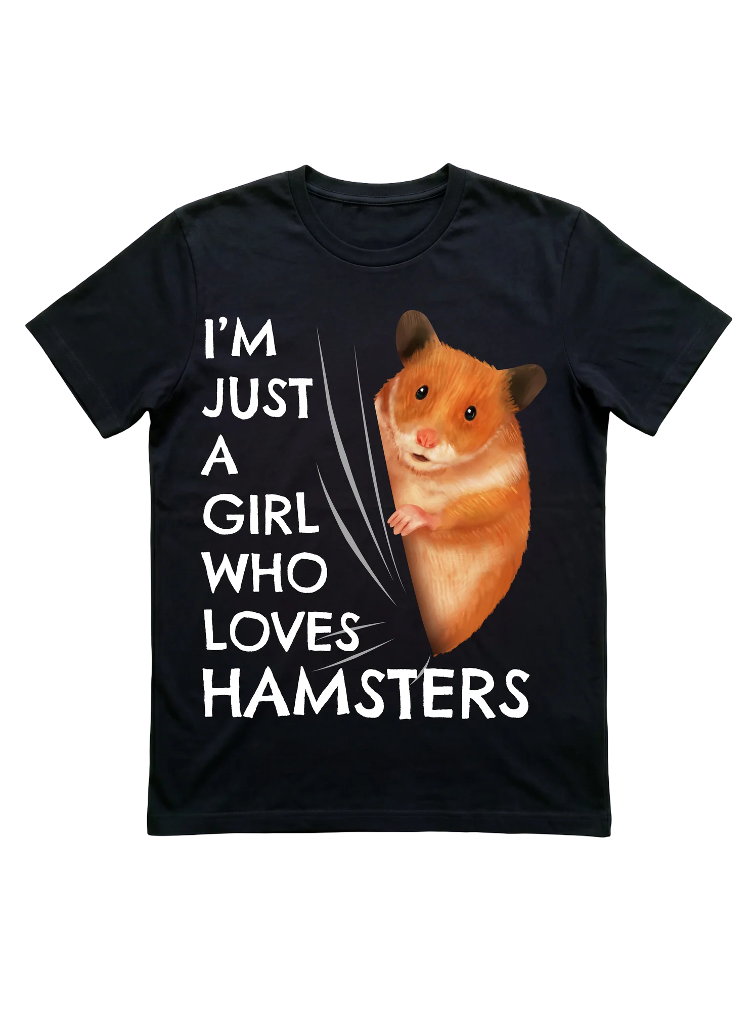 Just a Girl Who Loves Hamsters Tee for Women