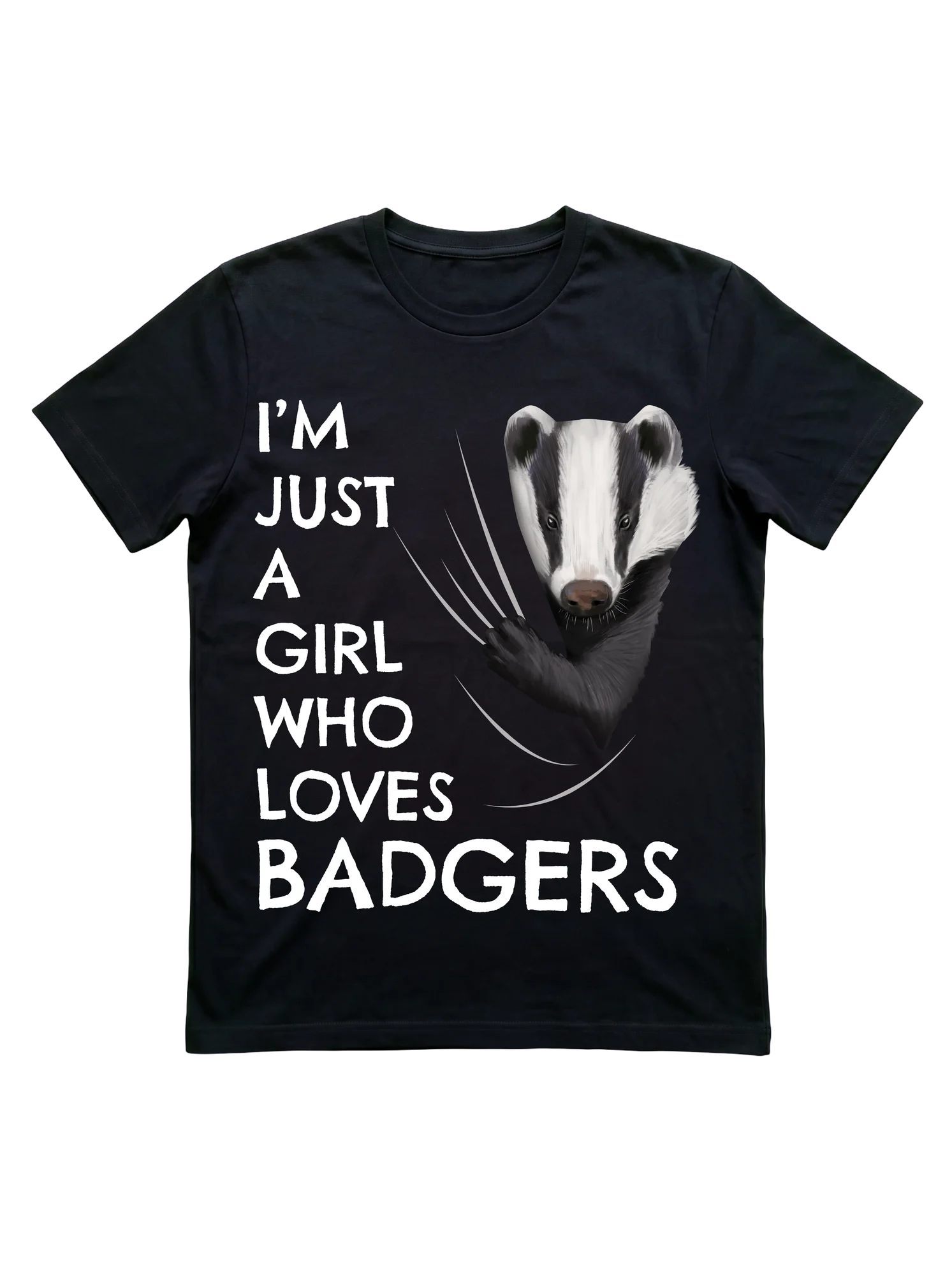 Just a Girl Who Loves Badgers: Wildlife Shirt