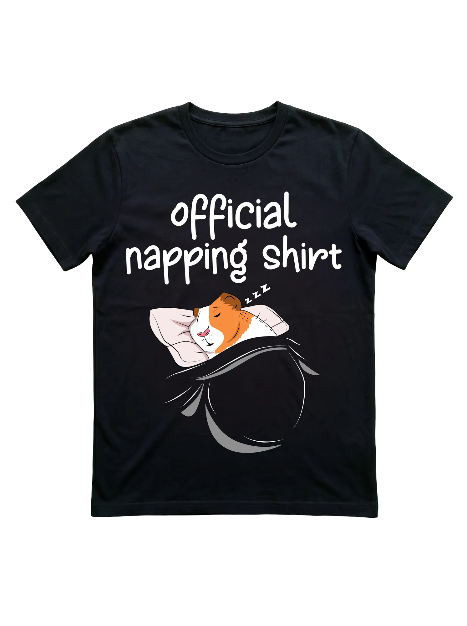 Sleeping Guinea Pig Shirt for Cavy Moms and Owners