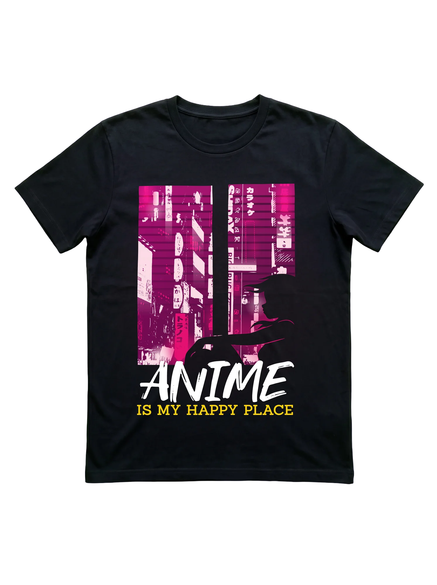 Happy Place Anime Tee for Otaku, Weebs and Manga Fans