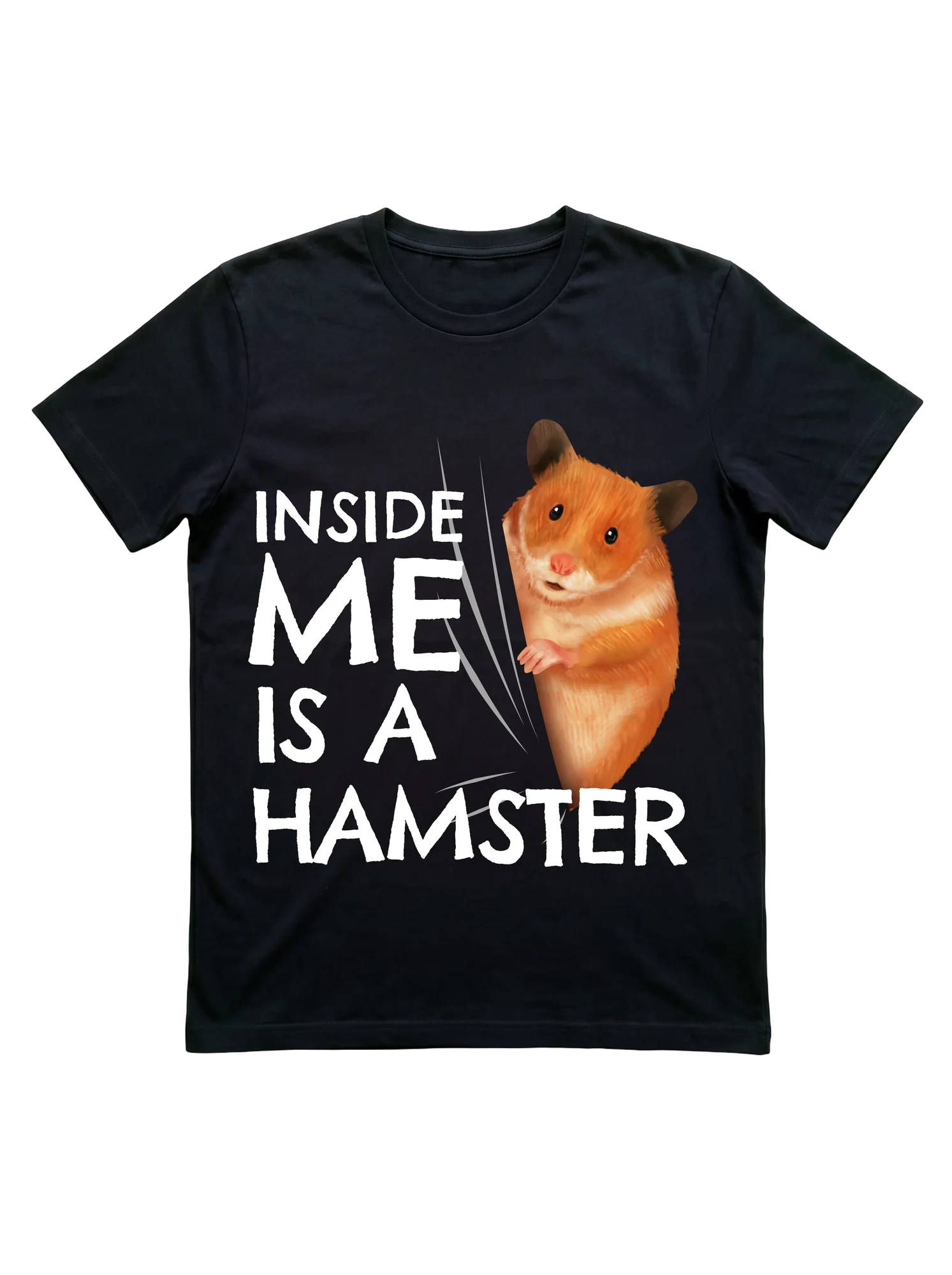 Inside Me Is a Hamster Tee for Kids and Pet Lovers