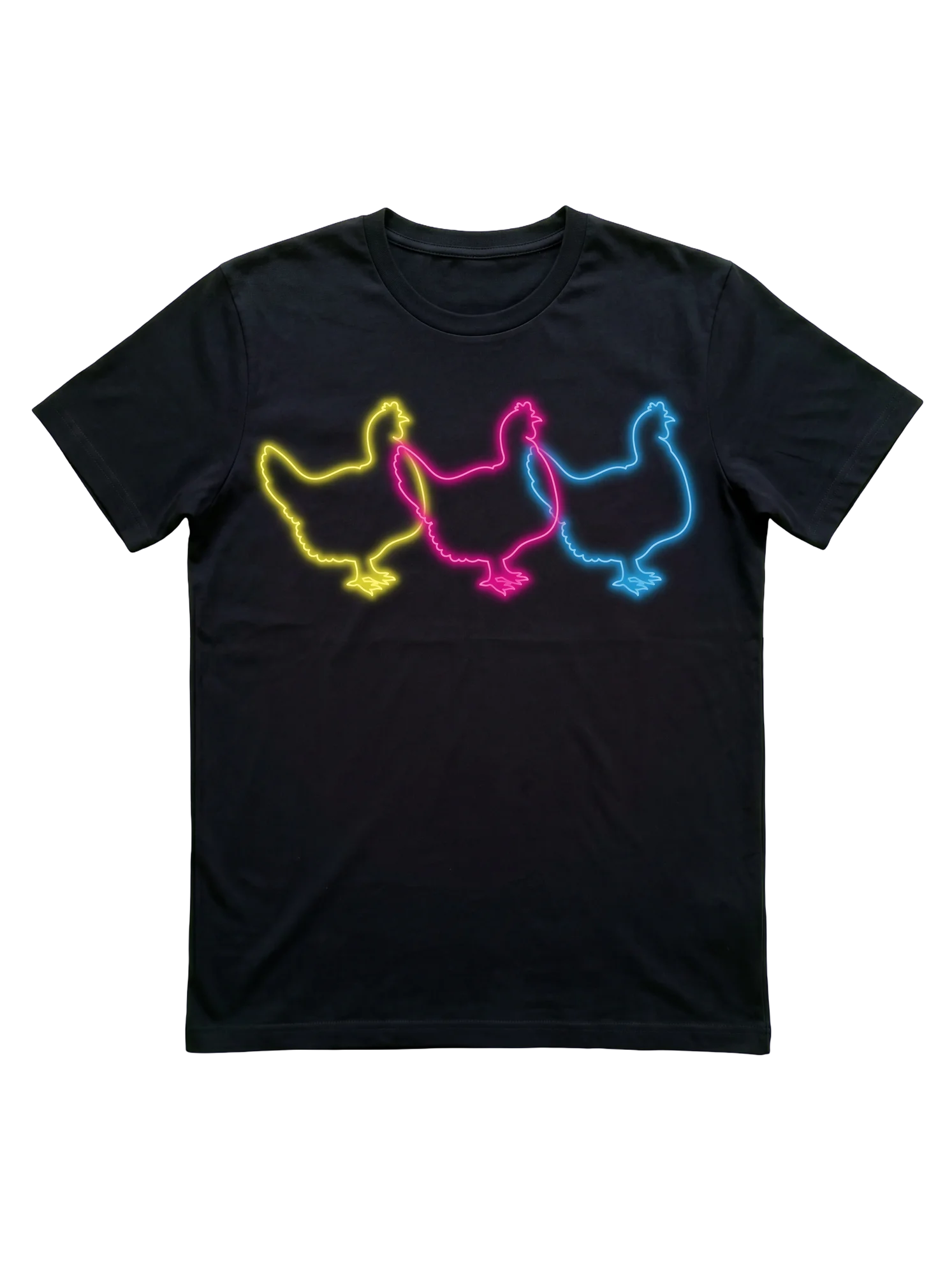 80s Retro Chicken T-Shirt for Backyard Flock Keepers