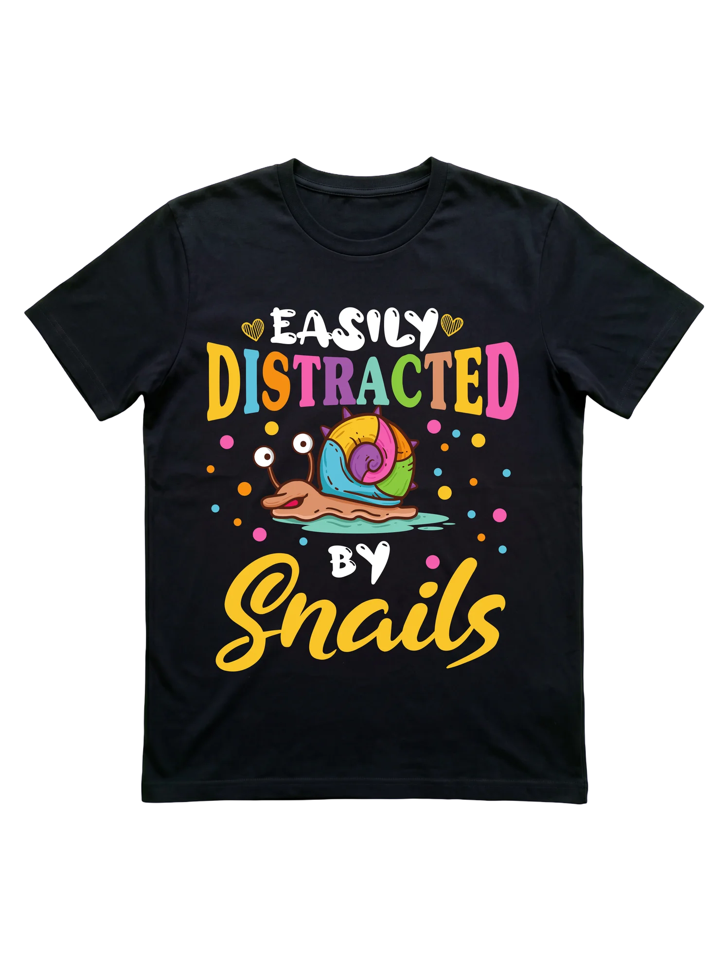 Easily Distracted by Snails T-Shirt for Kids and Adults