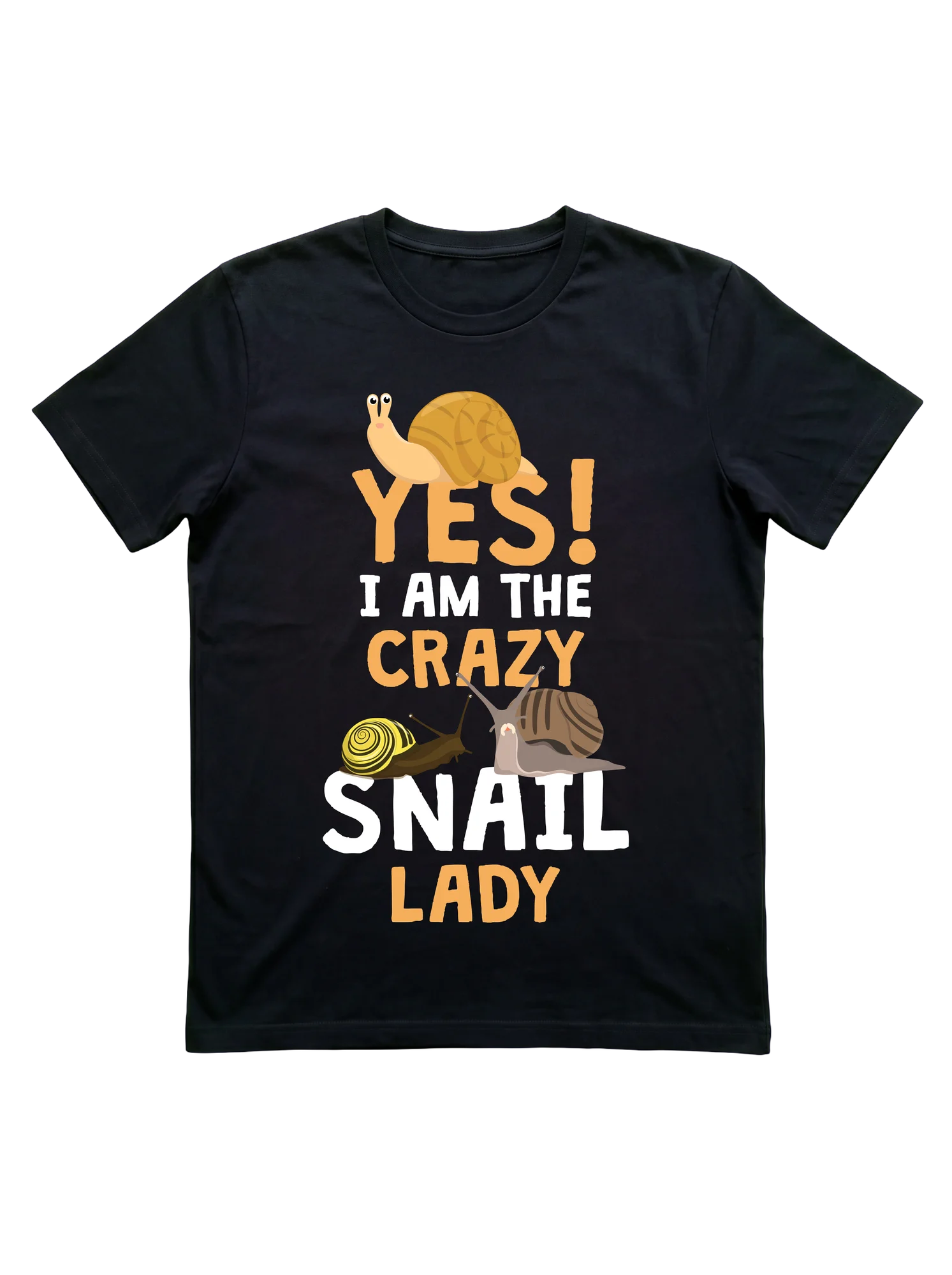 Yes I Am the Crazy Snail Lady T-Shirt