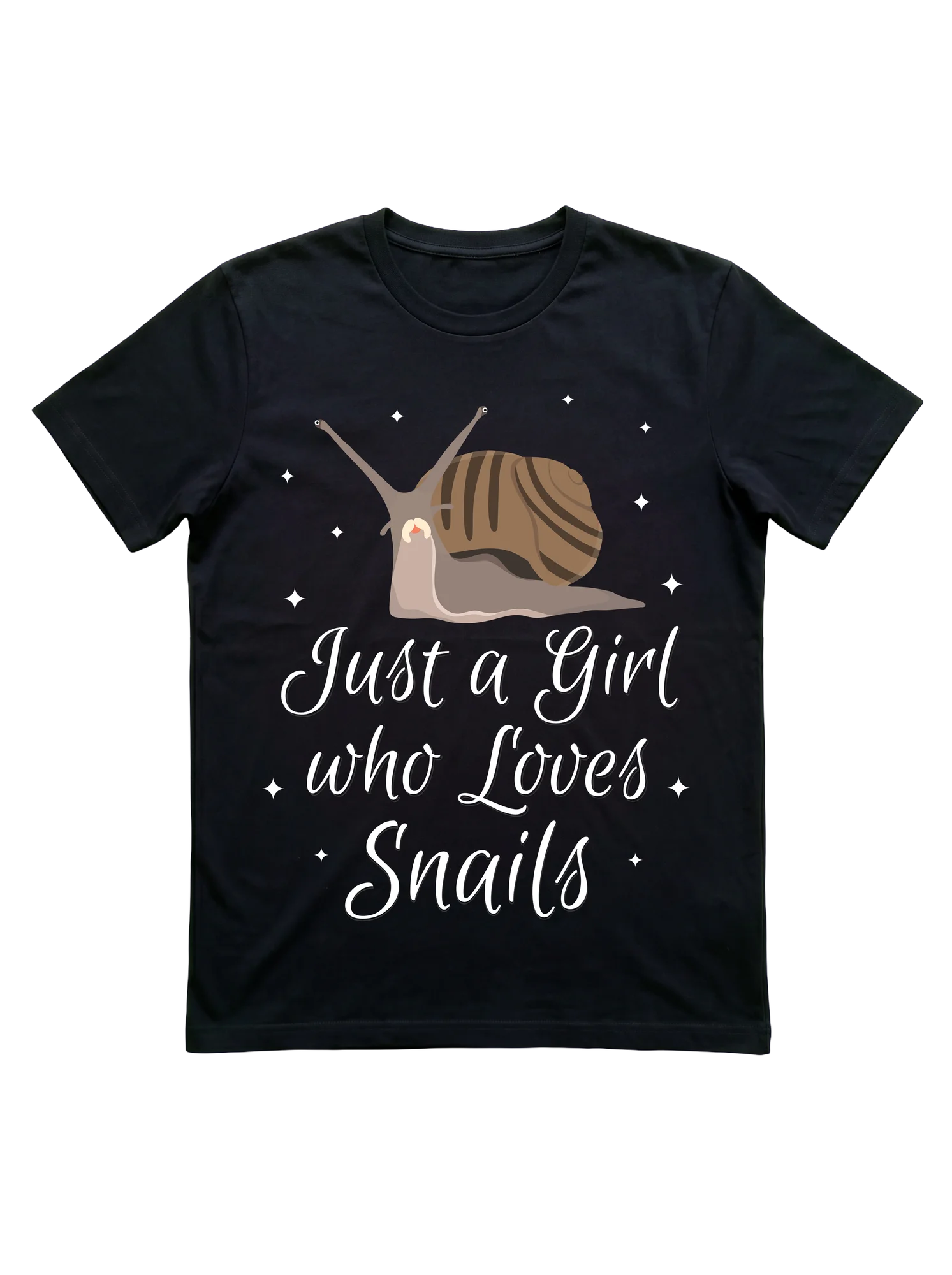 Just a Girl Who Loves Snails T-Shirt Gift for Her