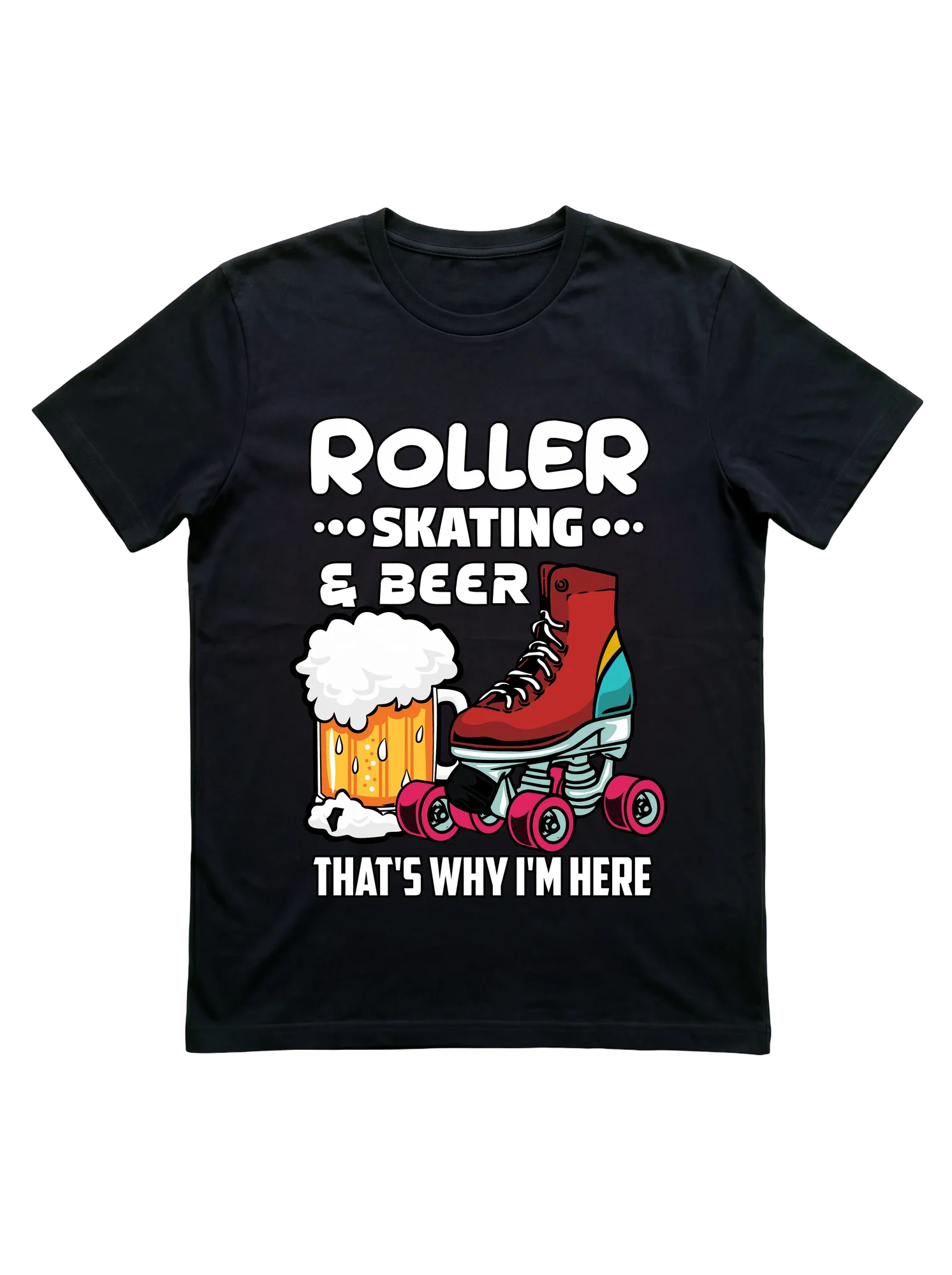 Roller Skating and Beer Shirt for Skate Night