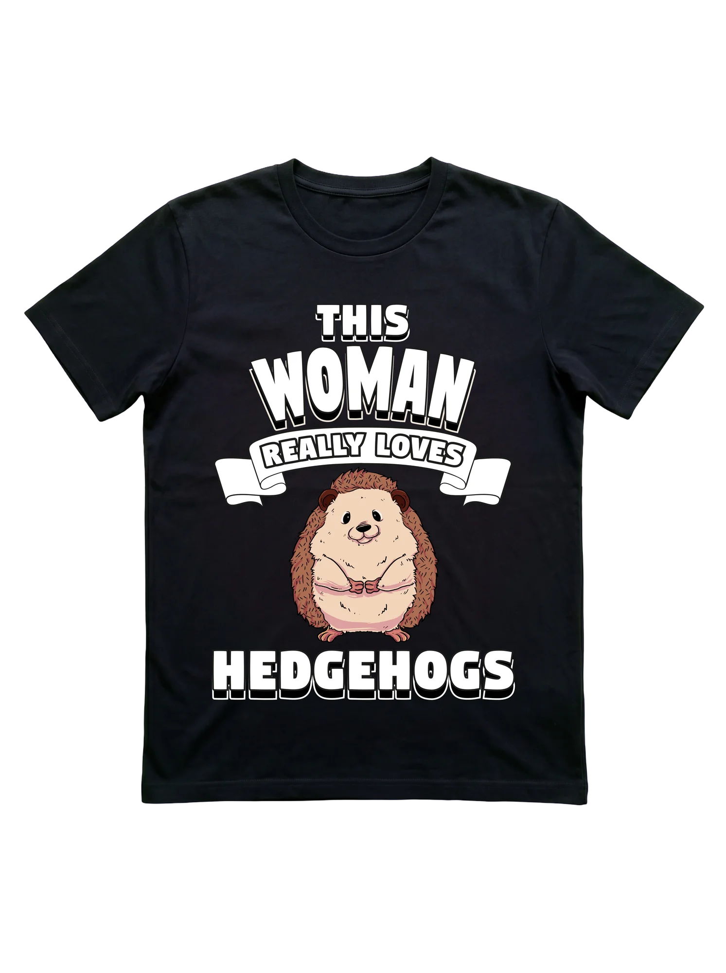 This Woman Really Loves Hedgehogs T-Shirt