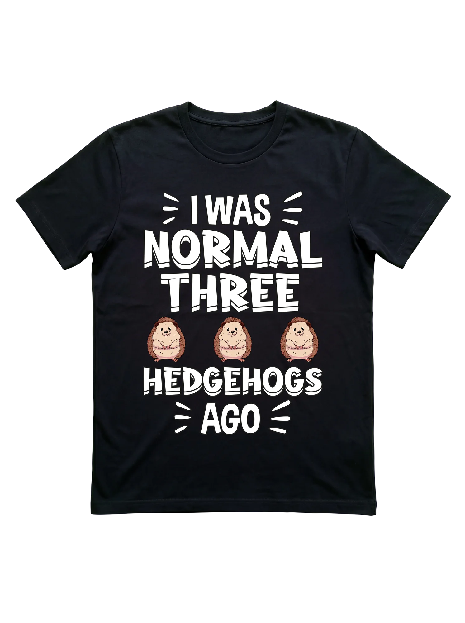 I Was Normal Three Hedgehogs Ago Shirt for Pet Owners