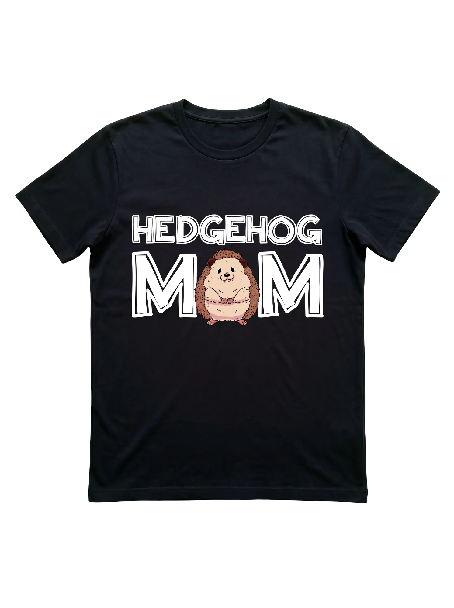 Hedgehog Mom T-Shirt for Pet Owners and Gift Givers