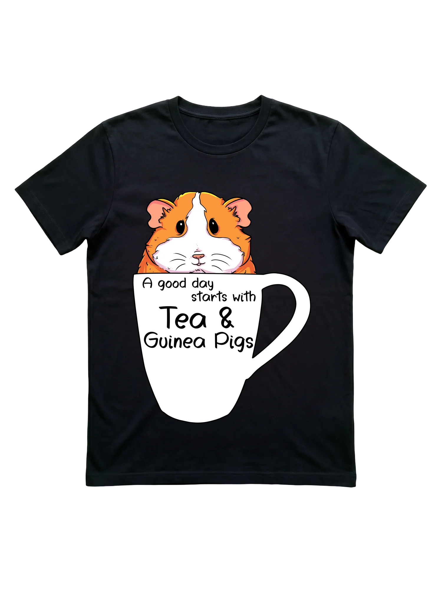 Tea and Guinea Pig T-Shirt for Cavy Owners