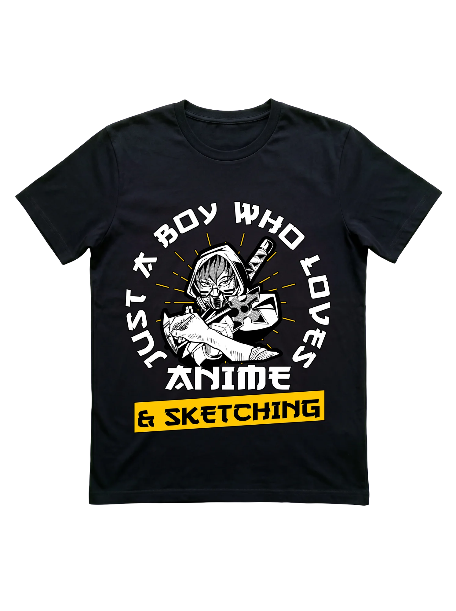 Just a Boy Who Loves Anime and Sketching Tee