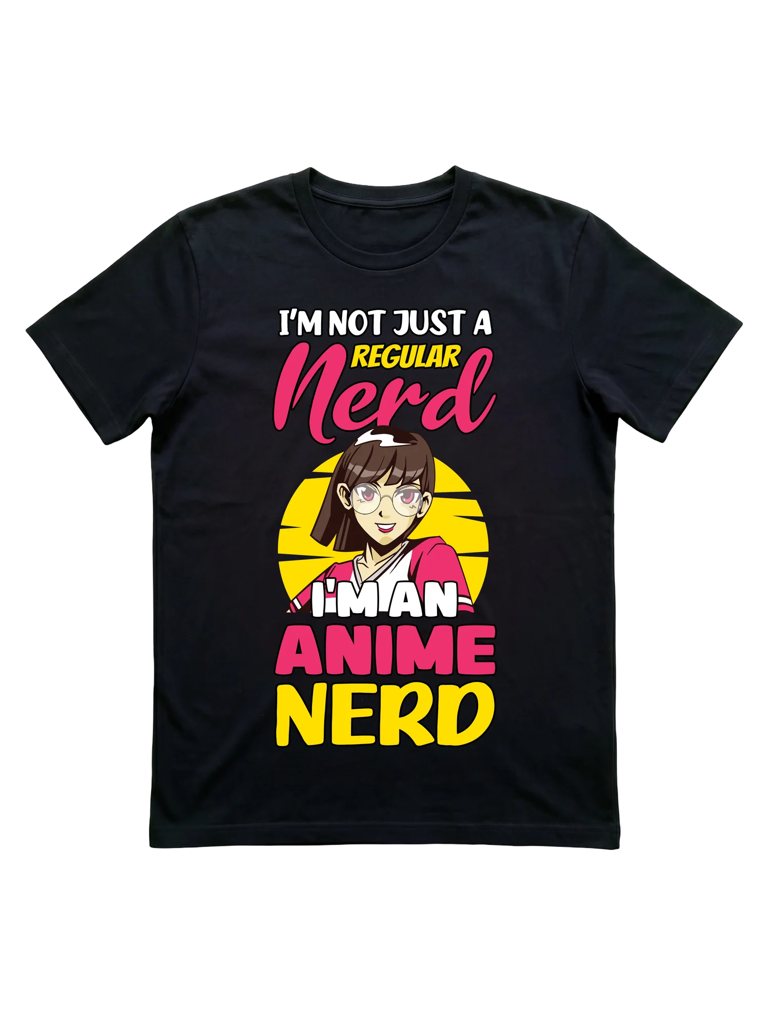 Anime Nerd Identity Tee for Otaku Girls and Convention Fans