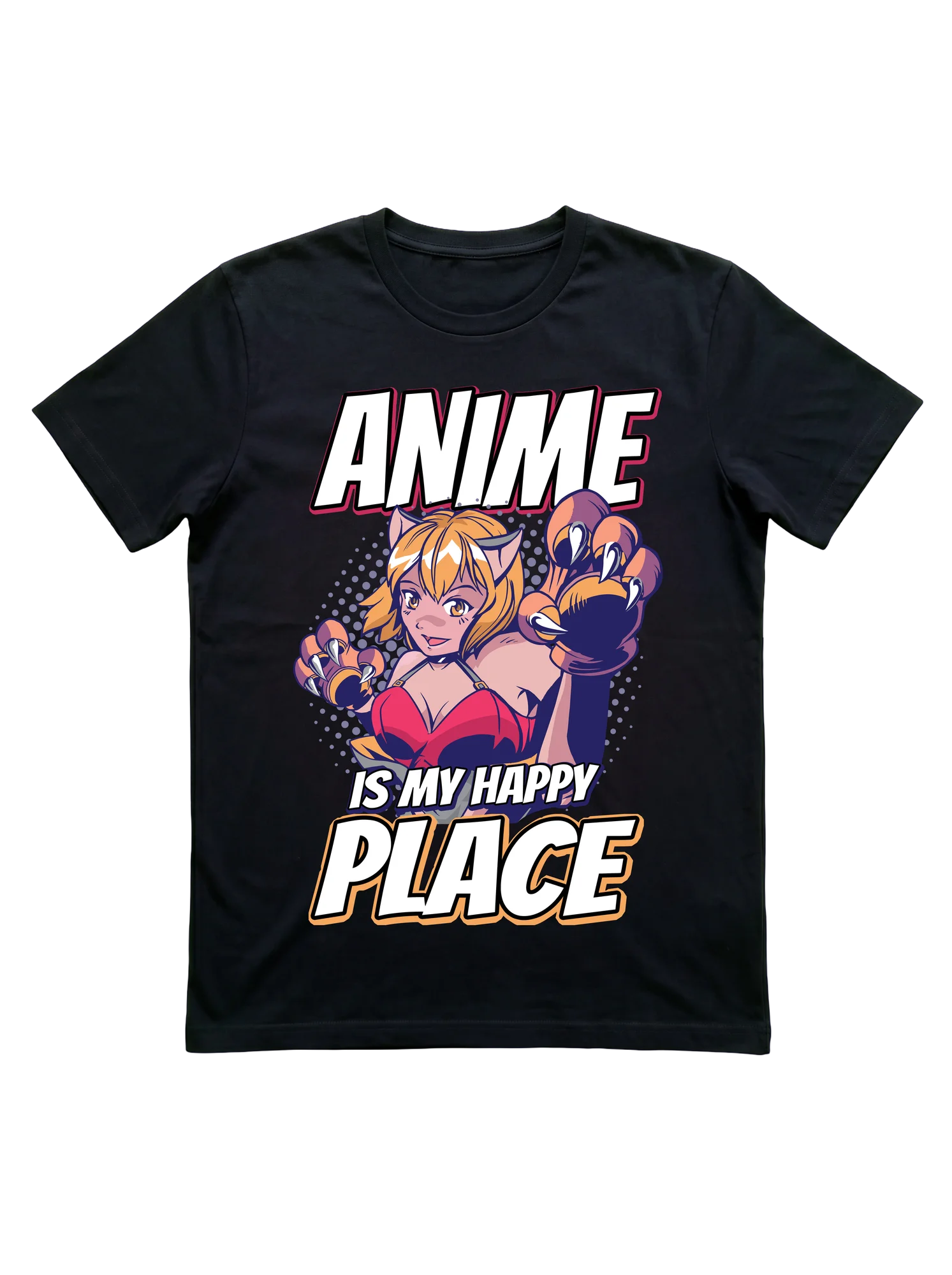 Anime Is My Happy Place Tee for Otaku Fans