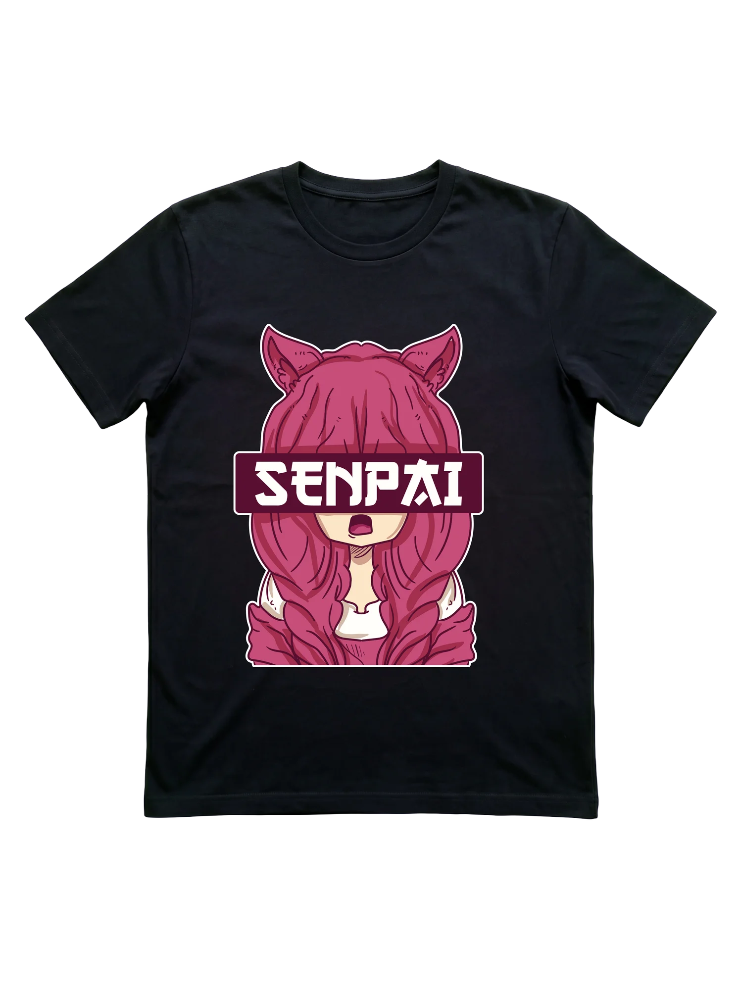 Senpai Anime Girl Tee for Otaku and Cosplay Fans