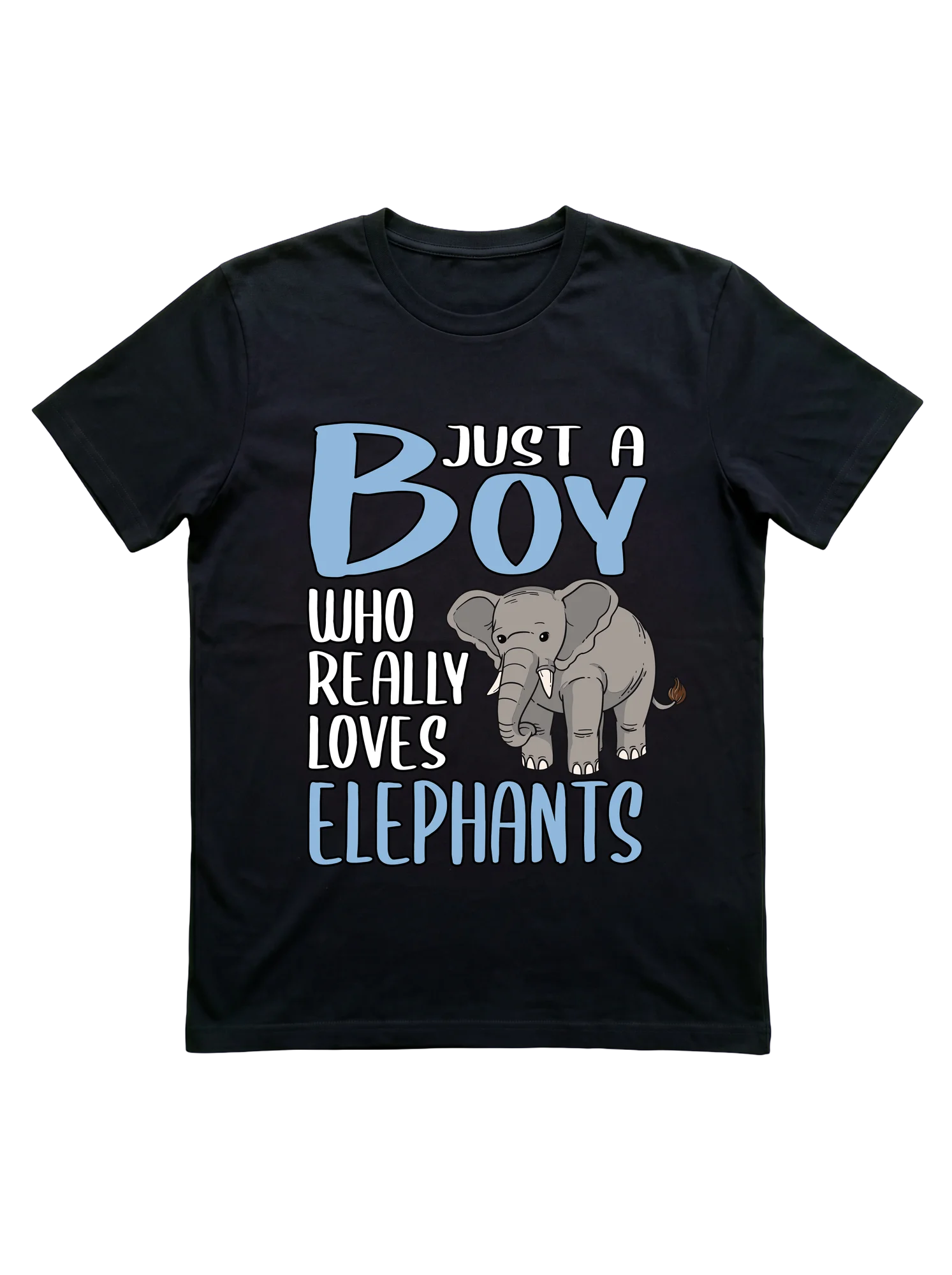 Just a Boy Who Really Loves Elephants Shirt