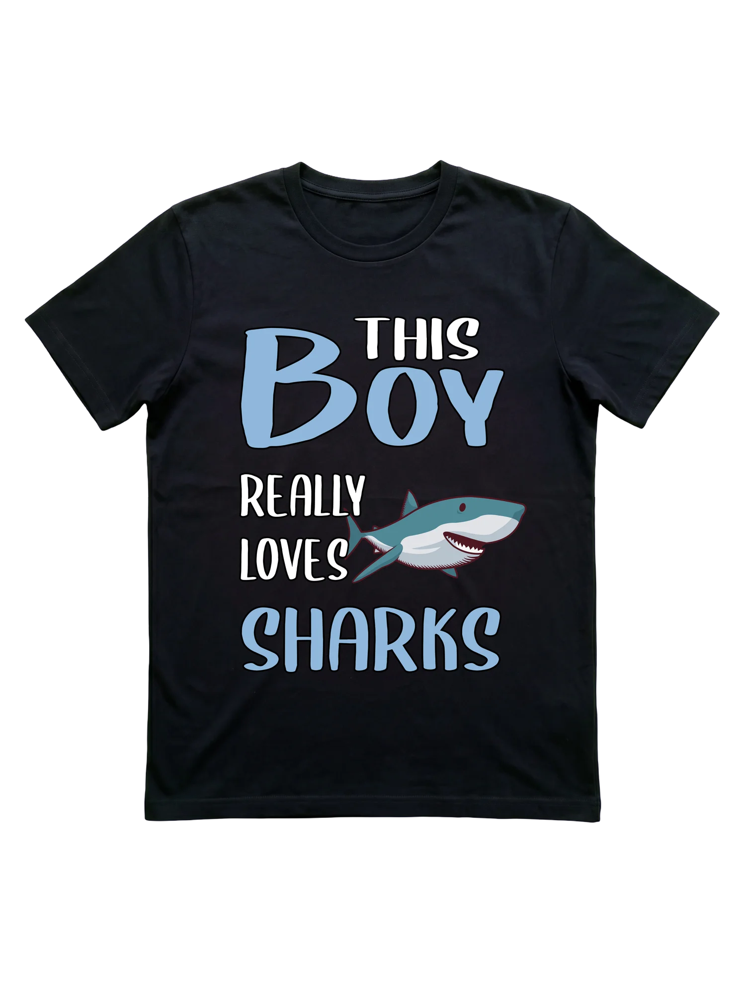 This Boy Really Loves Sharks T-Shirt for Kids