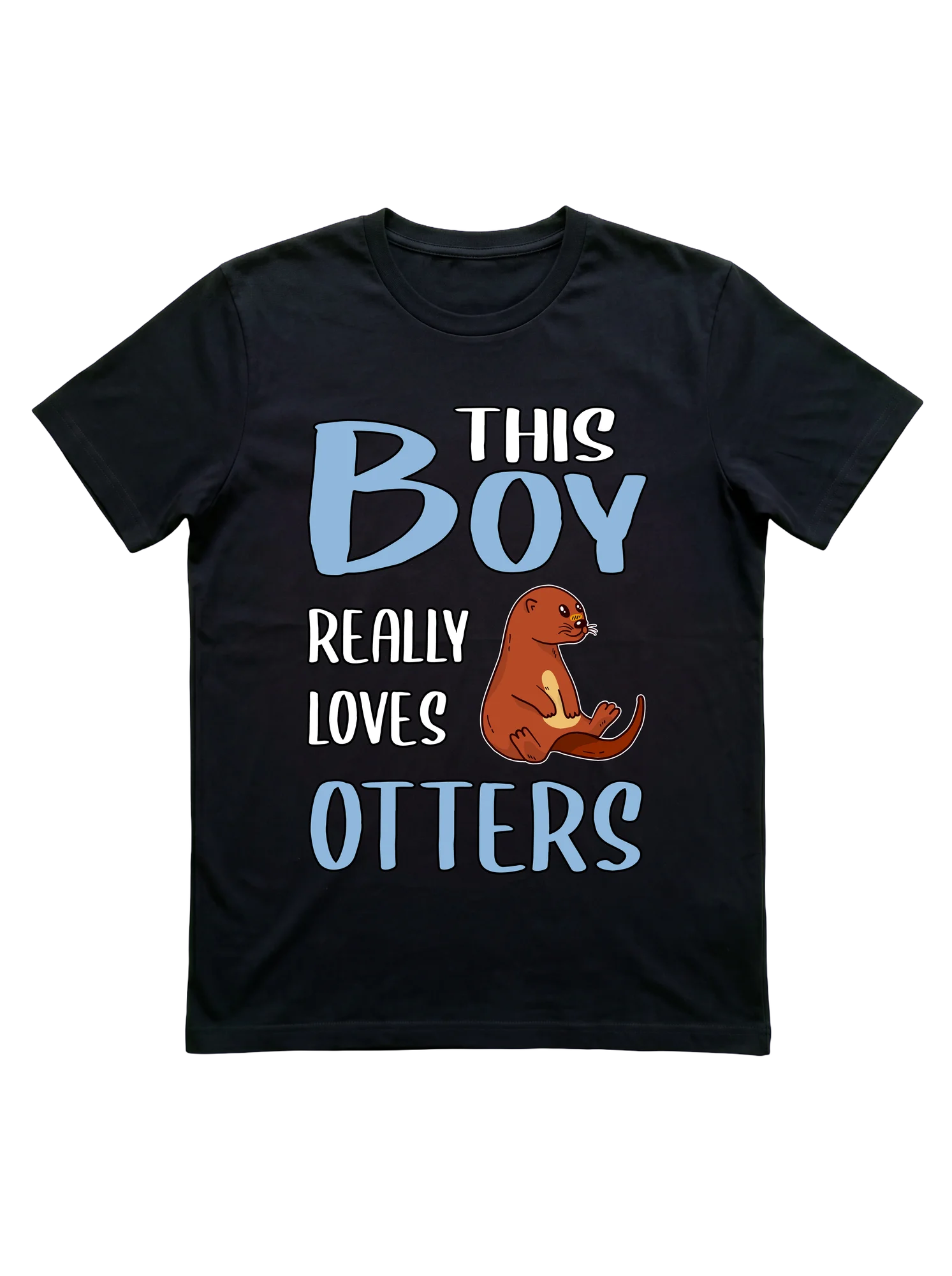 This Boy Really Loves Otters T-Shirt for Young Fans