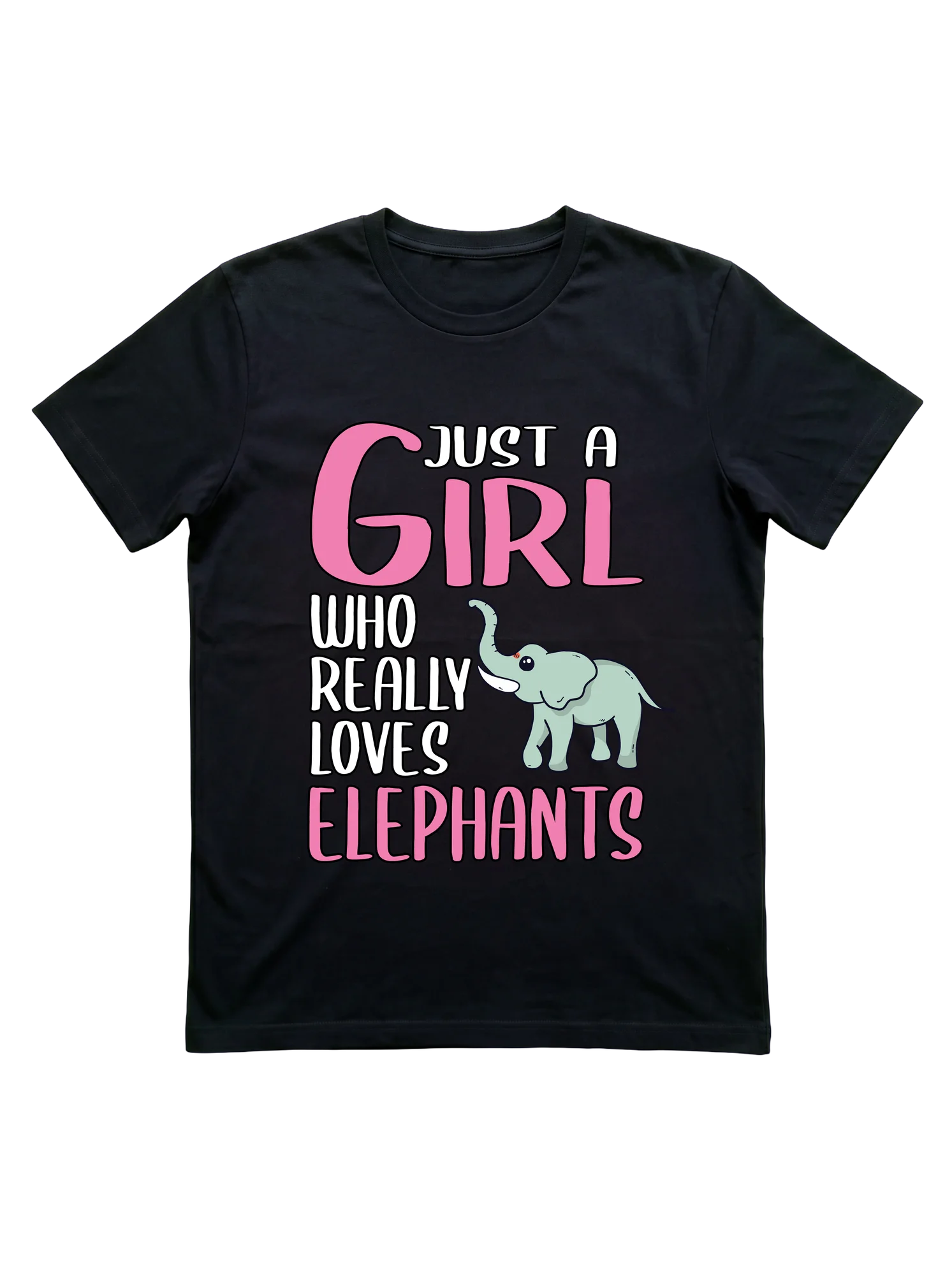 Just a Girl Who Really Loves Elephants T-Shirt