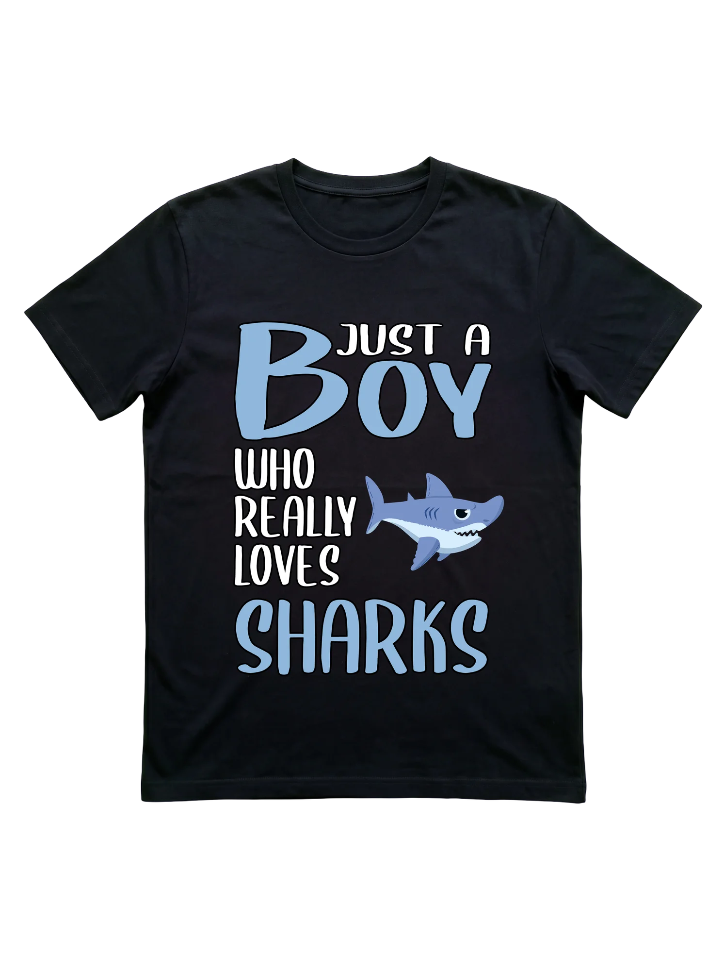 Just a Boy Who Really Loves Sharks T-Shirt