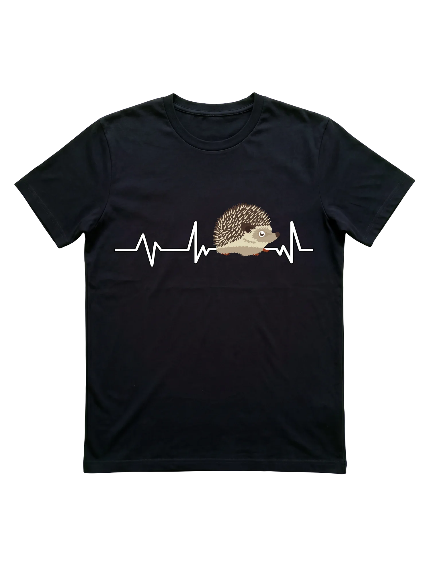 Hedgehog Heartbeat EKG T-Shirt for Pet Lovers